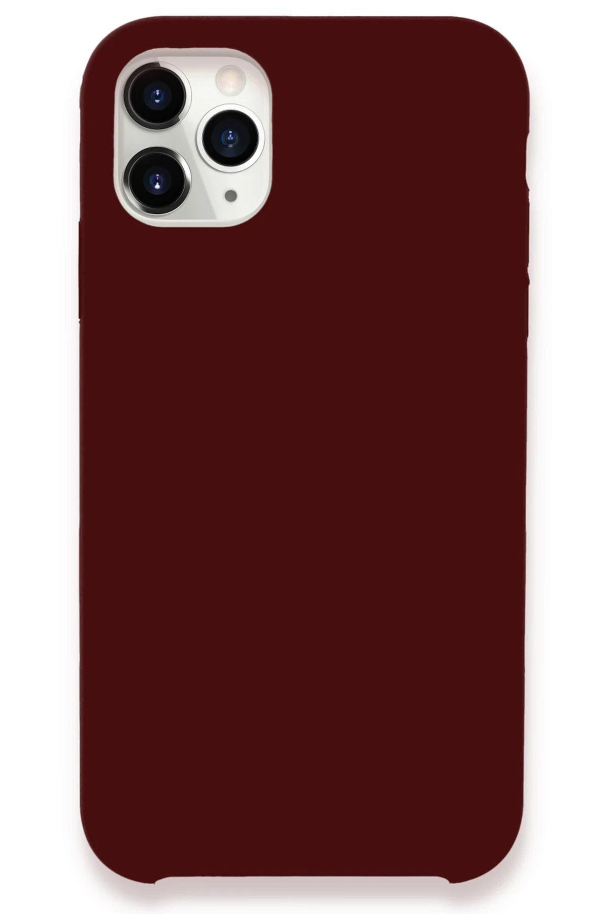 CepteToptan Newface iPhone 11 Pro Max Kılıf Lansman Legant Silikon - Bordo