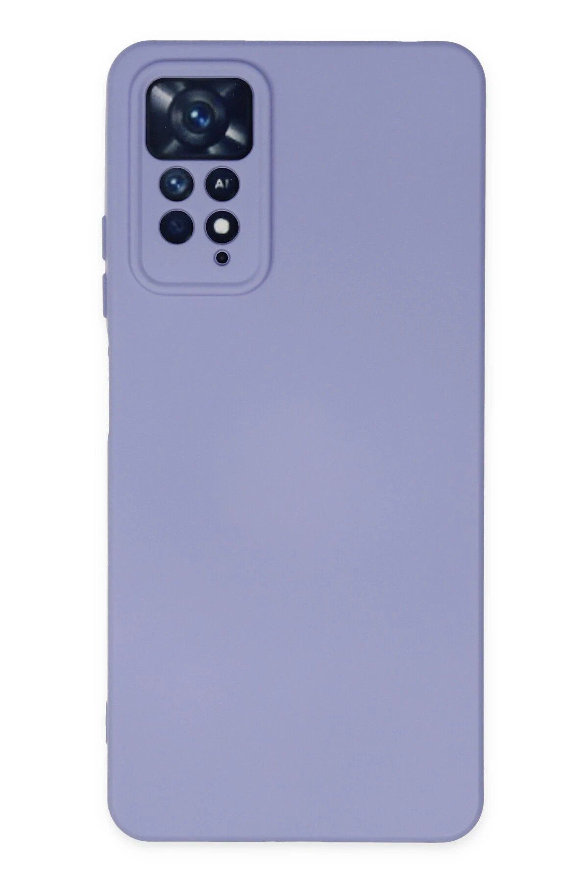 nerede bulurum Newface Xiaomi Redmi Note 11 Pro Kılıf Nano içi Kadife Silikon - Lila