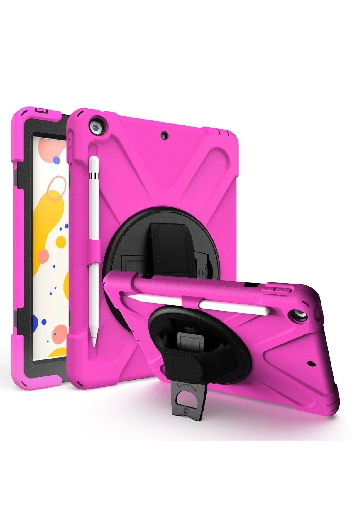CepteToptan Newface iPad 5 Air 9.7 Kılıf Amazing Tablet Kapak - Pembe