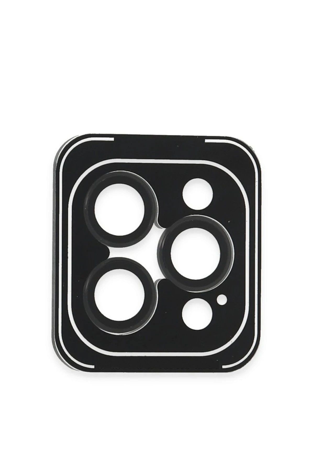 CepteToptan Joko iPhone 16 Pro Max PVD Metal Kamera Lens - Siyah
