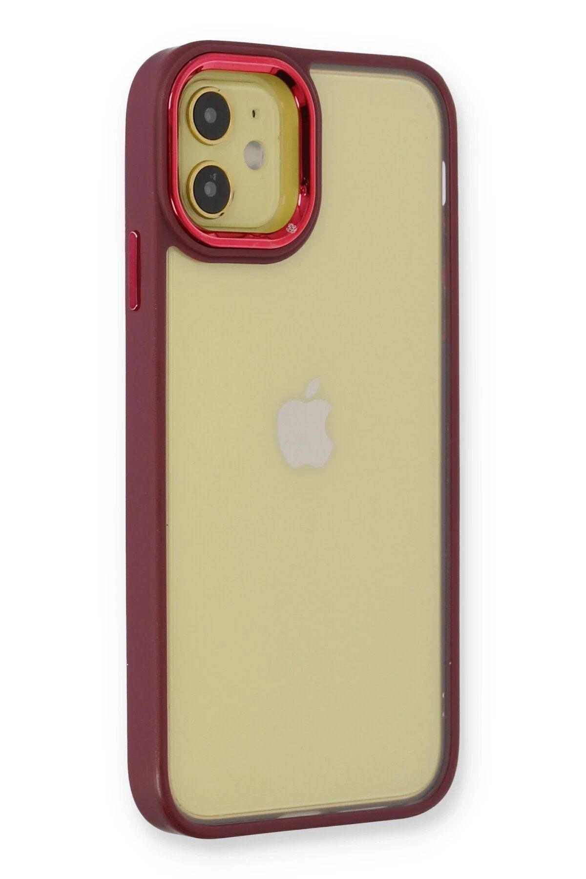CepteToptan Newface iPhone 12 Kılıf Dora Kapak - Kırmızı