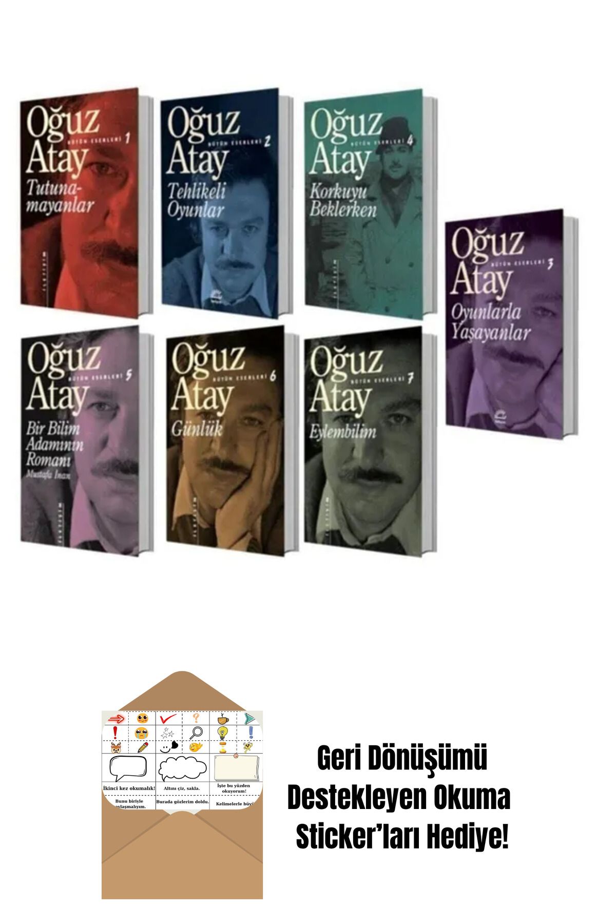 Yapı Kredi Yayınları Orhan Pamuk 5 Kitap Set + Okuma Sticker'ları