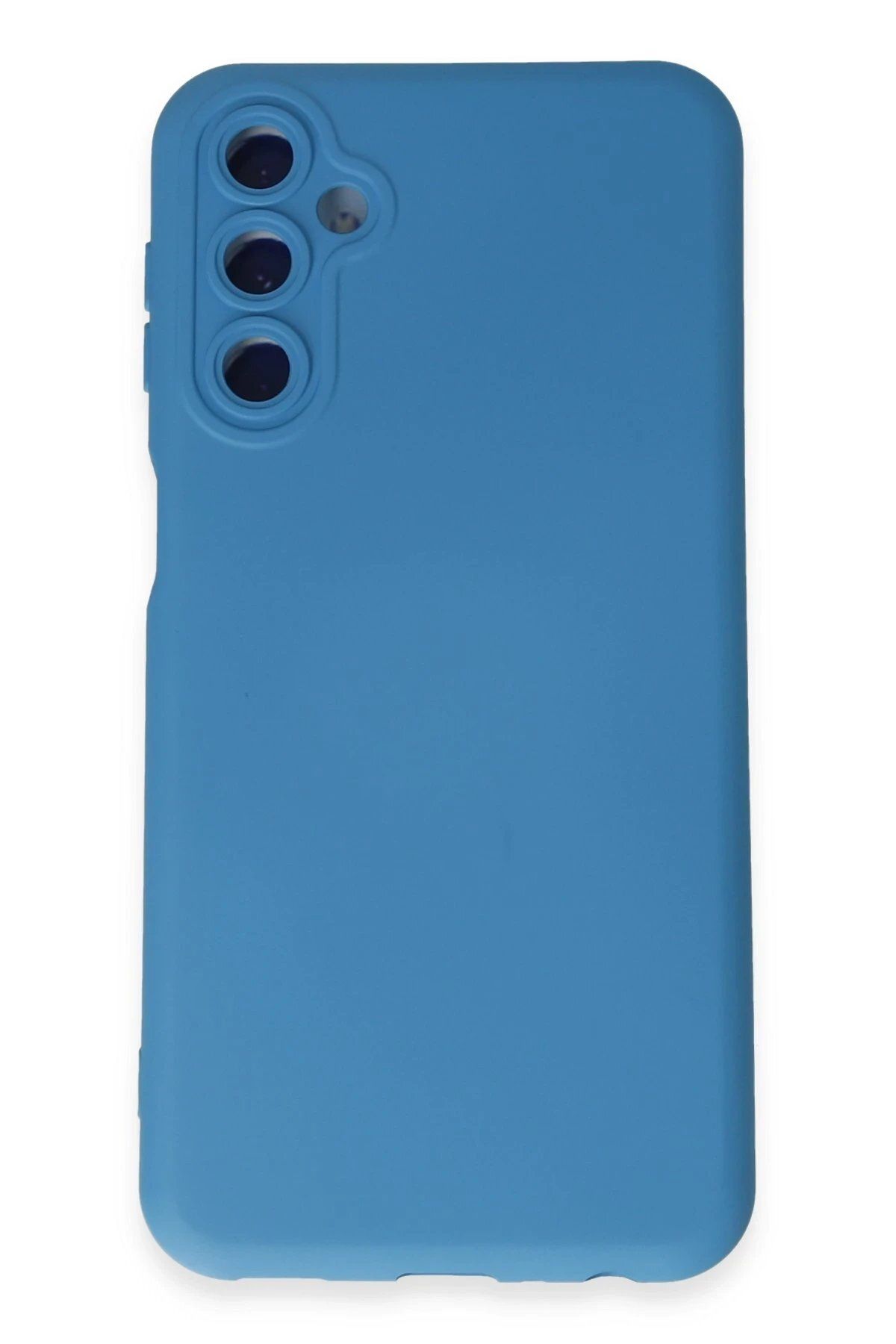 CepteToptan Newface Samsung Galaxy M14 5G Kılıf Nano içi Kadife Silikon - Mavi
