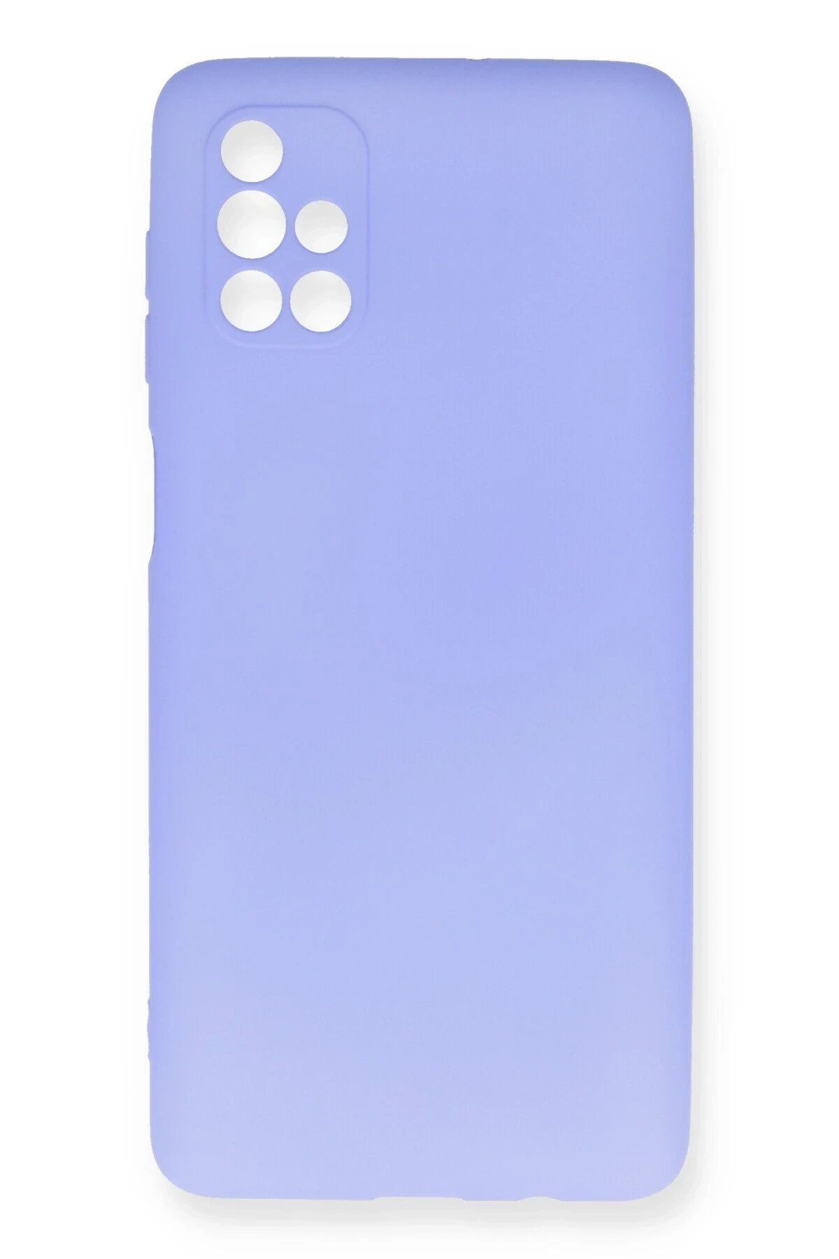 CepteToptan Newface Samsung Galaxy M51 Kılıf First Silikon - Lila