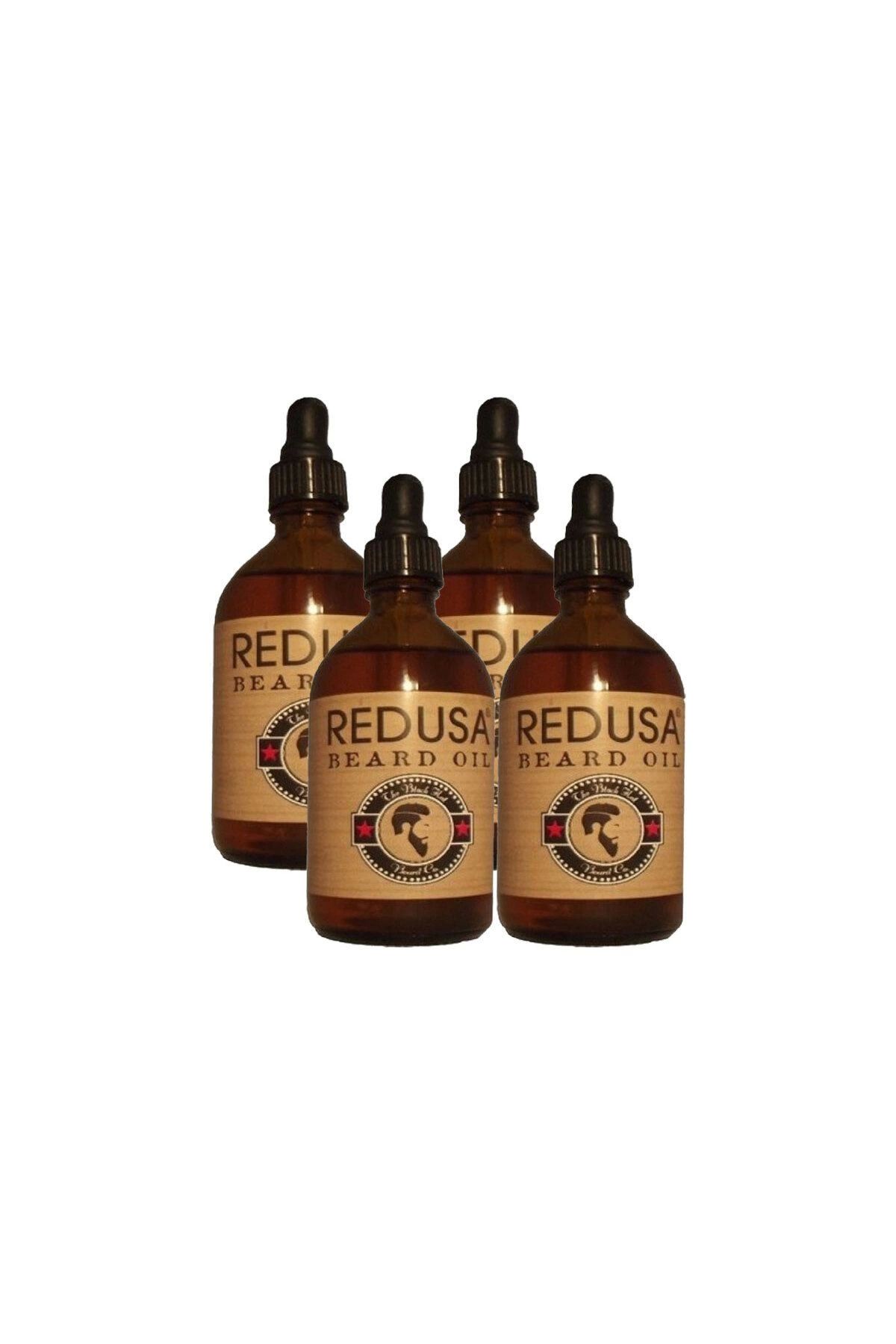 gizmurstore Sakal Yağı Redusa Beard Oil Sakal Uzatıcı Bakım Yağı 100 ml 4 Adet