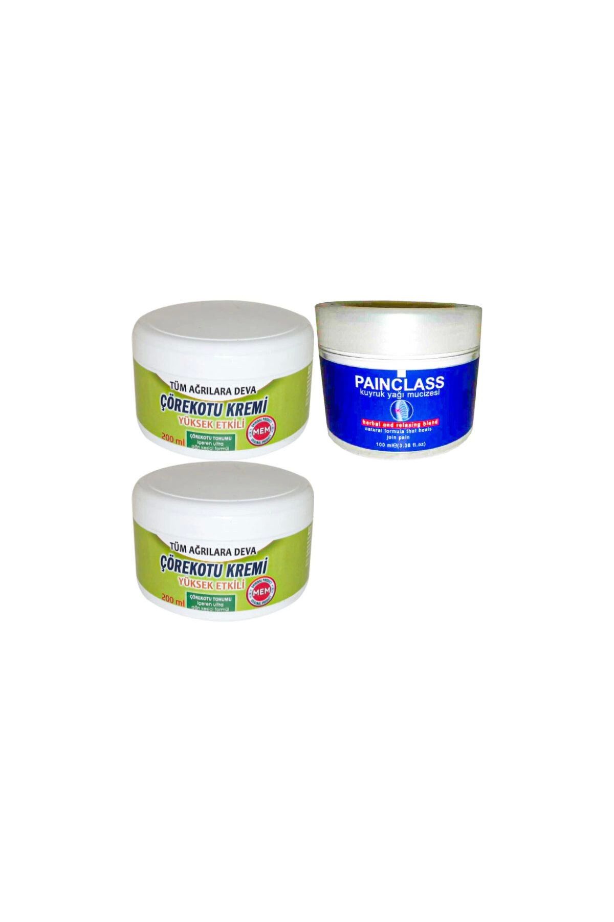Heez Çörek Otu Agrılar için XL Boy Krem 2x200 ml+Painclass Kuyruk Yağı Kremi 100 ml