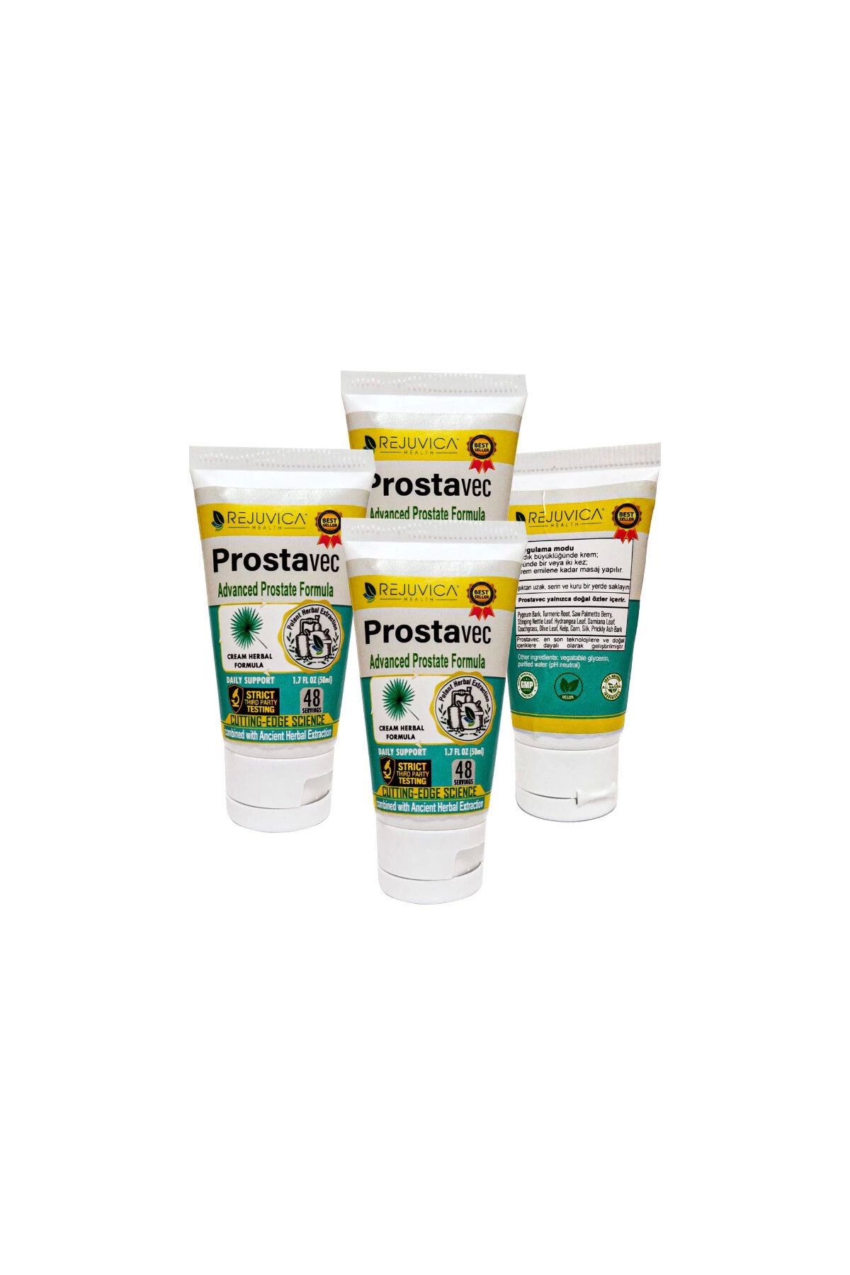 hayalimsah Prostavec Pırostate Cream 50 ml 4 Adet / Erkeklere Özel Pırostat Kremi