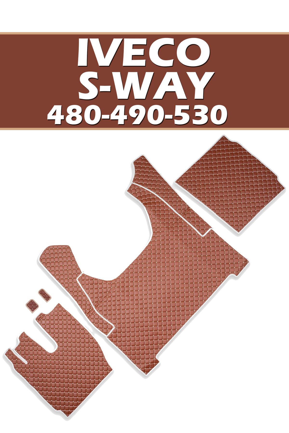VIPTIRSHOP IVECO S-WAY 480-490-530 (2020-2024) DERİ KAPİTONE PASPAS