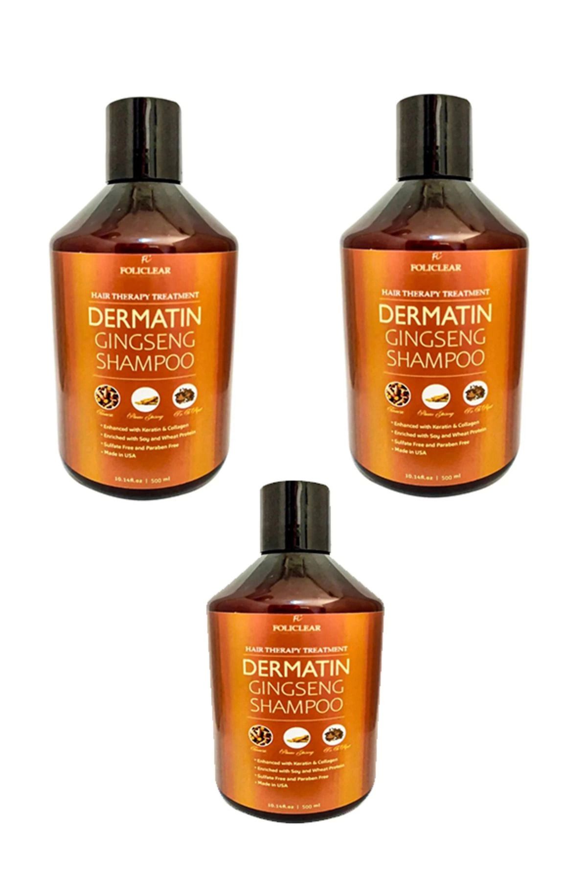 Enseb-Dermat's Gingseng Shampoo X 3 Units with an Effect That Prolongs as Long as We Wash and Prevent Spillage 2