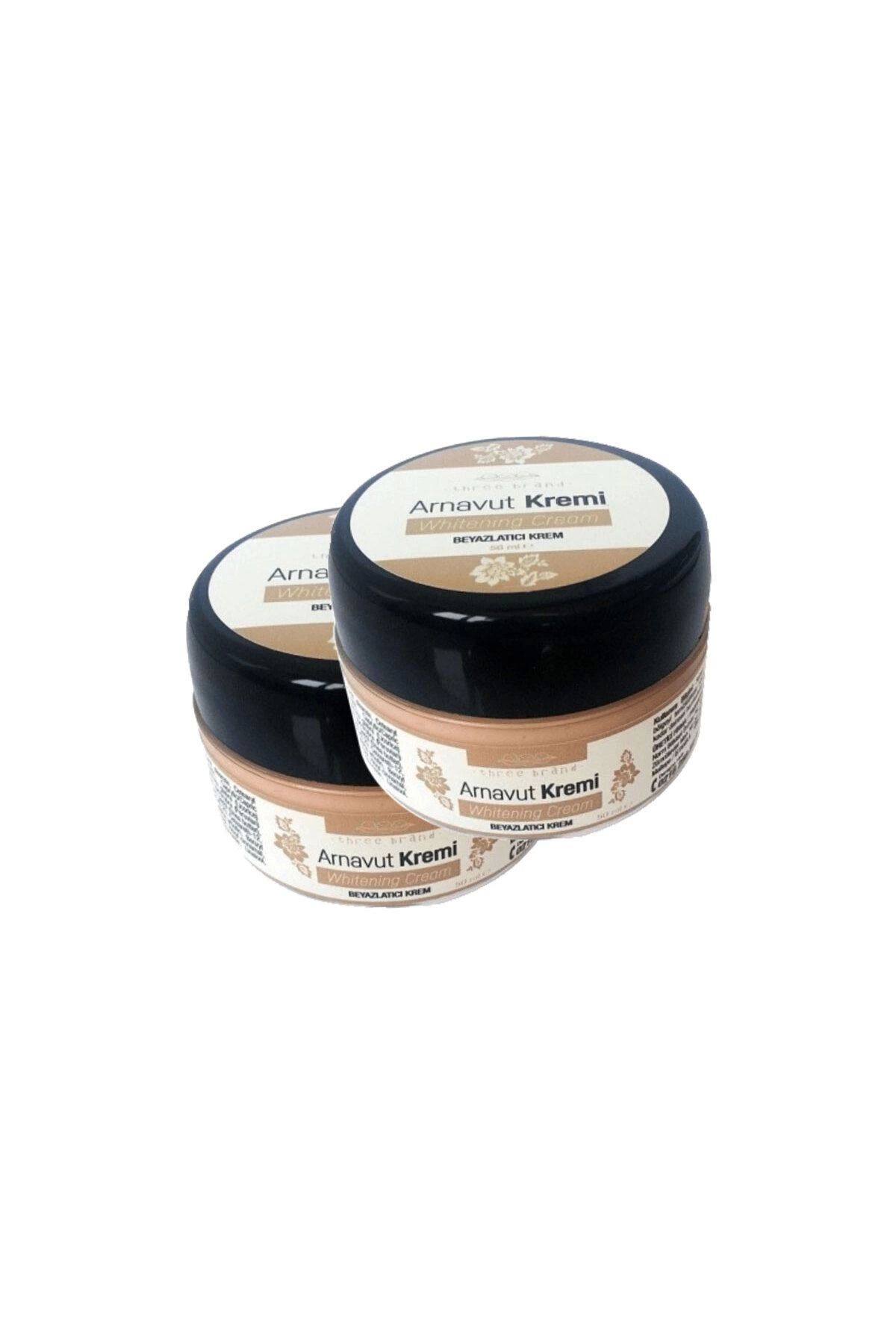ÖYKÜ VE YİĞİT Three Brand Cildin Beyazlaması Arnavut Kremi 50 ml x 2 Adet