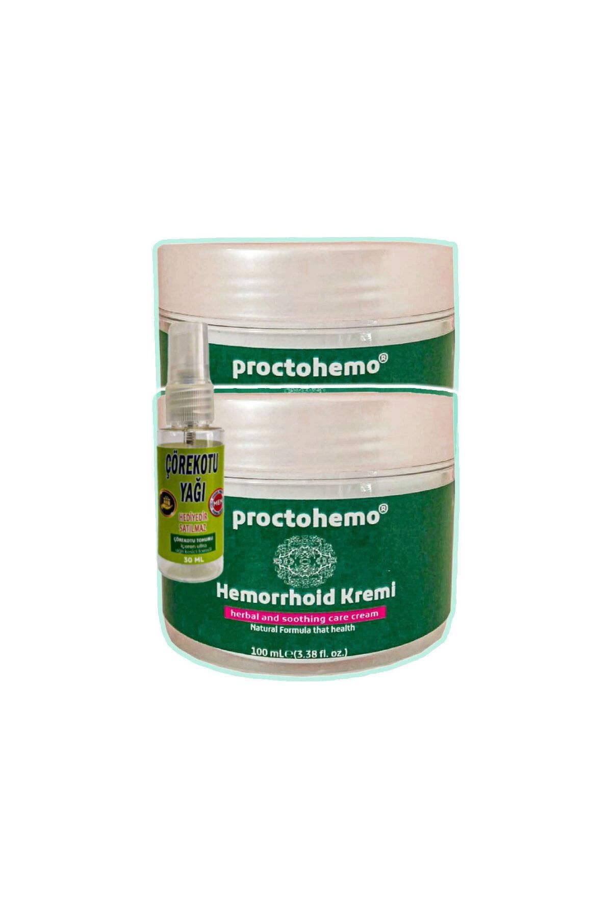 ÖYKÜ VE YİĞİT Proctohemo Bag.sur Masaj Bakım Kremi 2x100 ml+30 ml Çörek Otu Ağrı Yağ ile