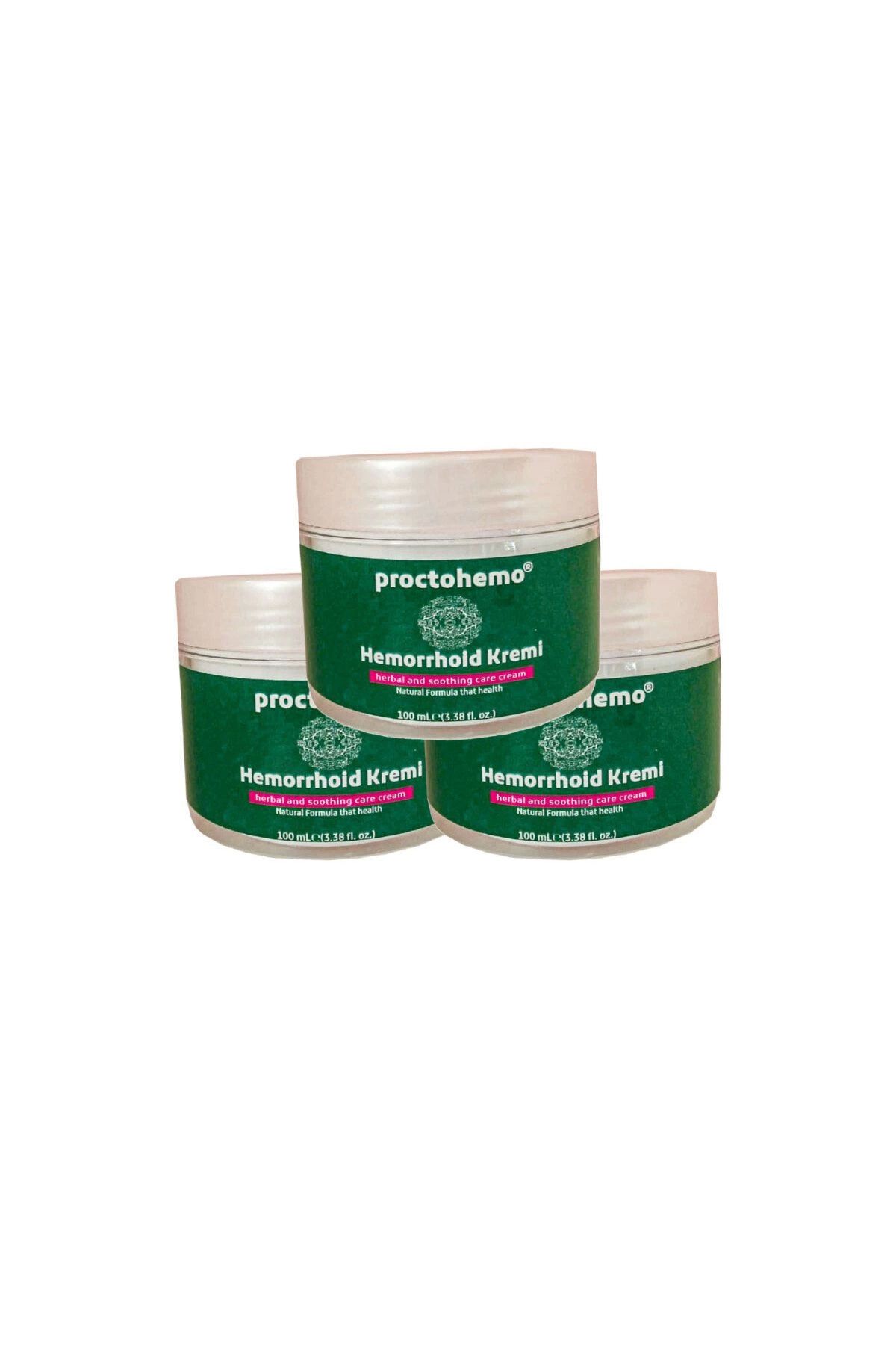 ÖYKÜ VE YİĞİT Proctohemo Hemeroid Cream Ba.sur Kremi 150 ml 3 Tane Birden