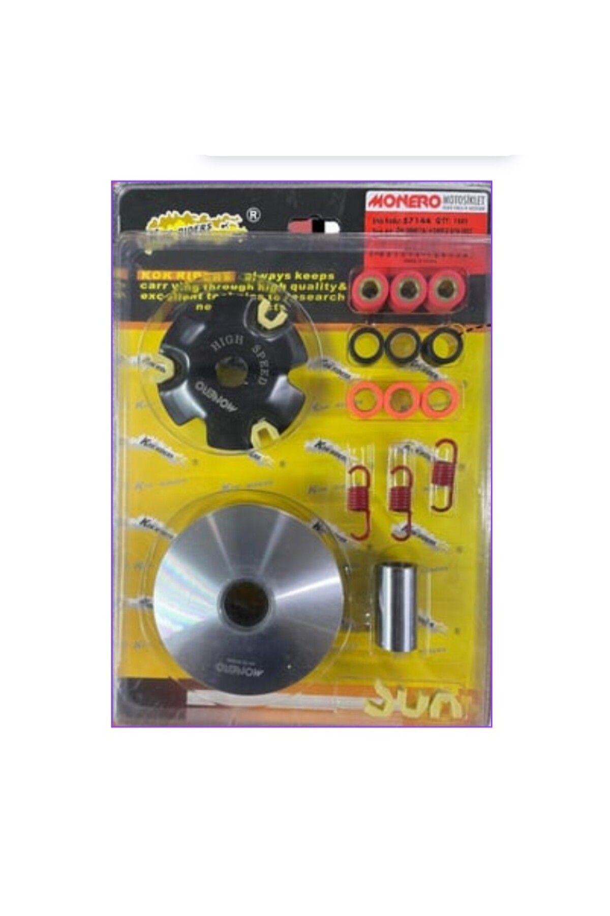 Motonum Kuba Space 50 Pro Performans Ön Varyatör Seti 50-80cc