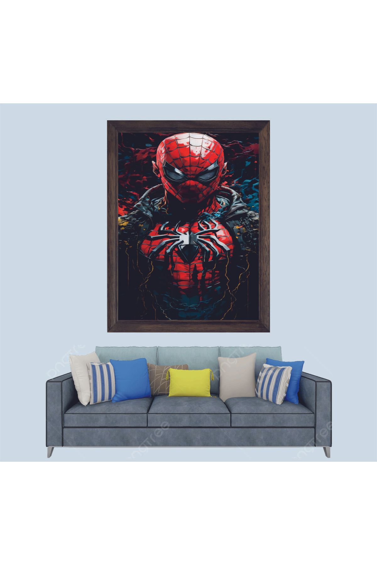 Lioncraft Marvel Örümcek Adam Çerçeveli Duvar Tablosu 20x30 Cm