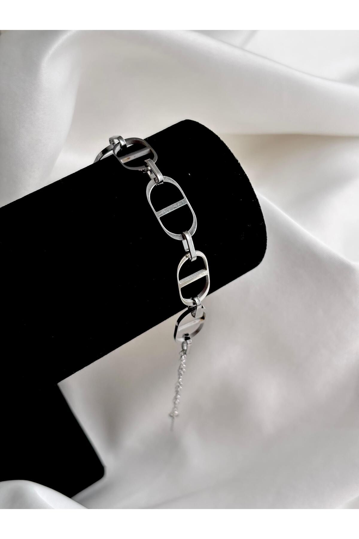 Bellamy Jewelry Diana Çelik Bileklik - Silver