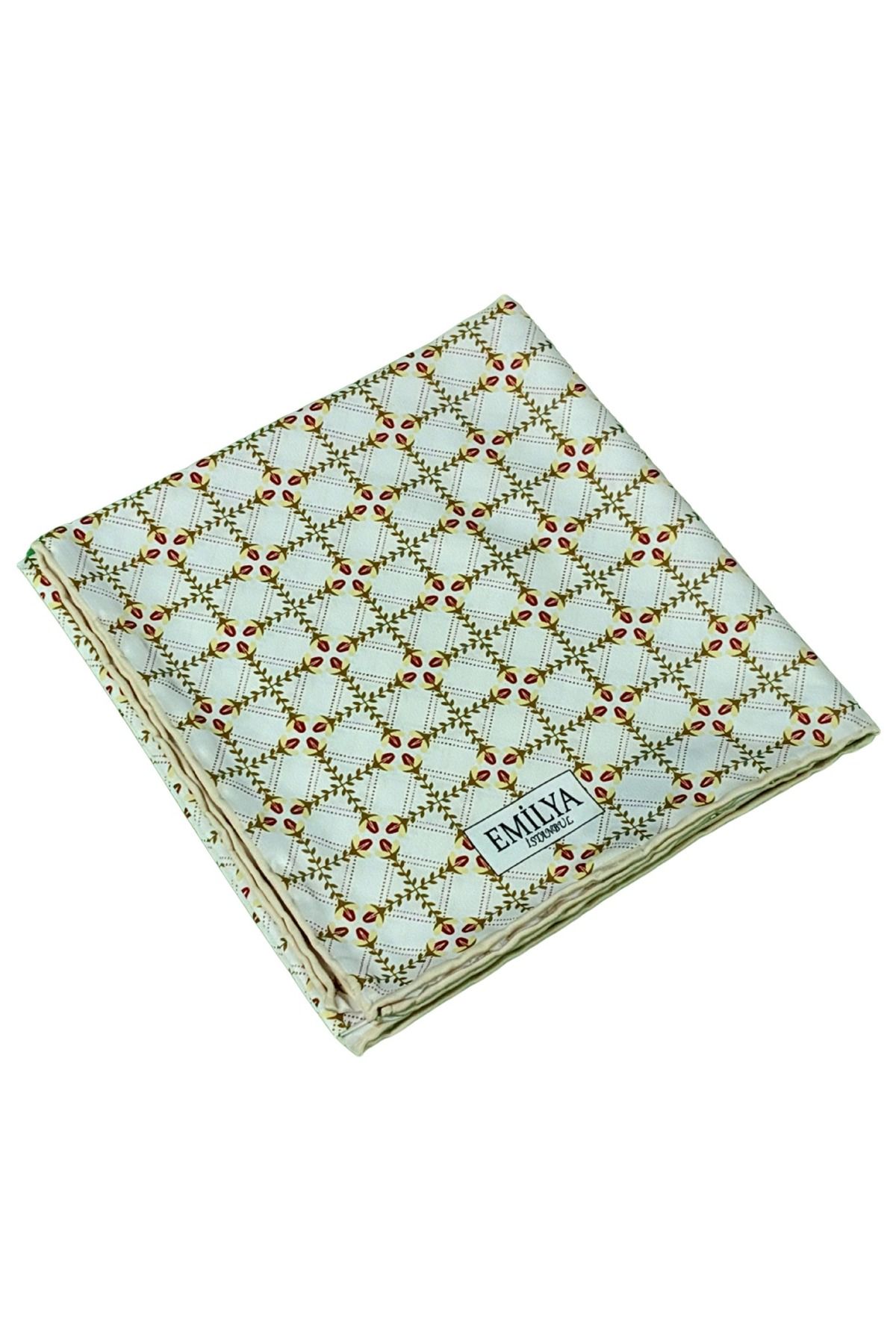 mim eşarp Emilya Rayon Desenli Eşarp 90x90 cm