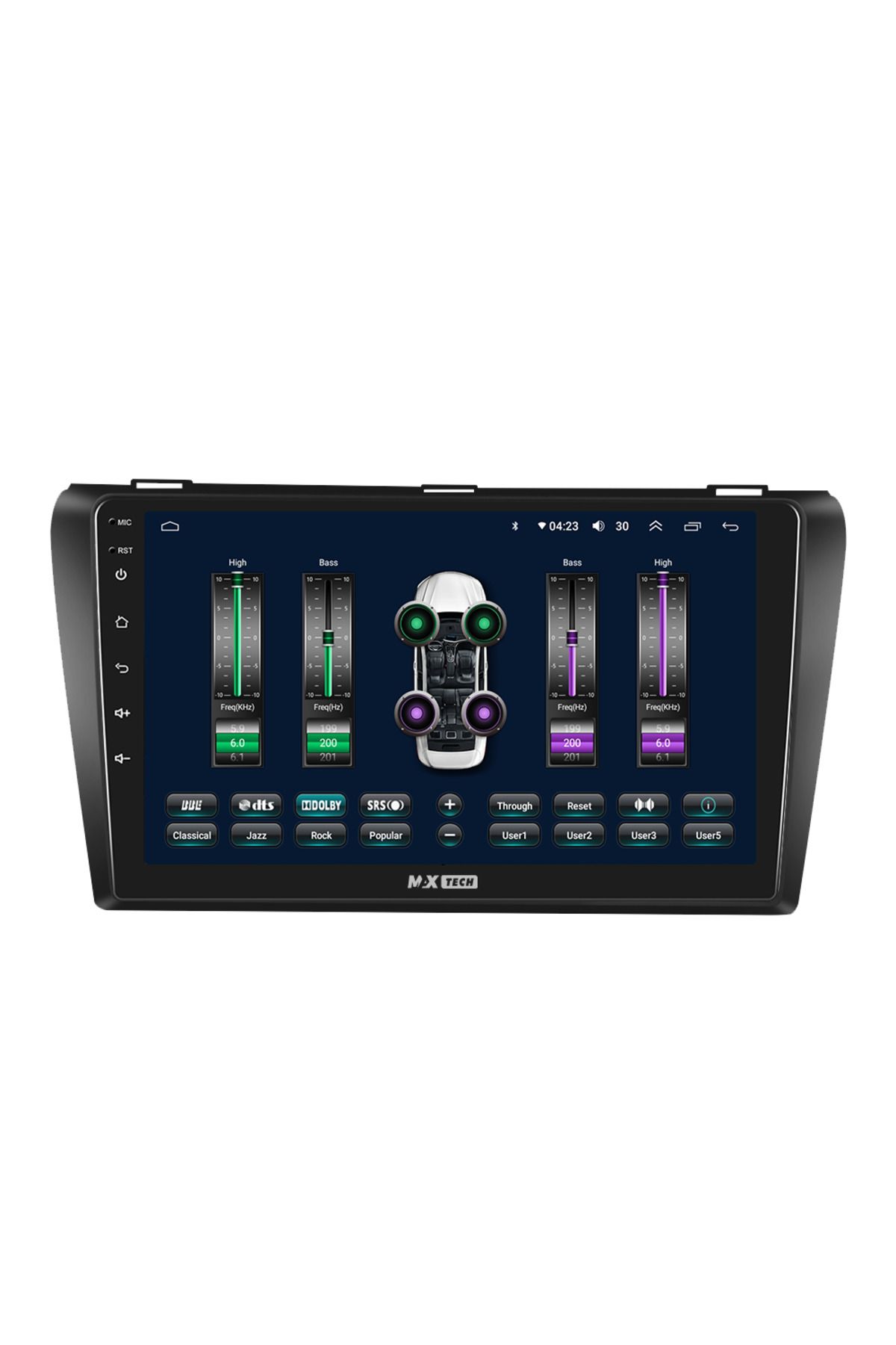 MaxTech-Navigation Mazda 3 2006-2012 dedicated, 8 GB Ram 128 GB Rom OctaCore, Carplay & Android auto, 9" 10