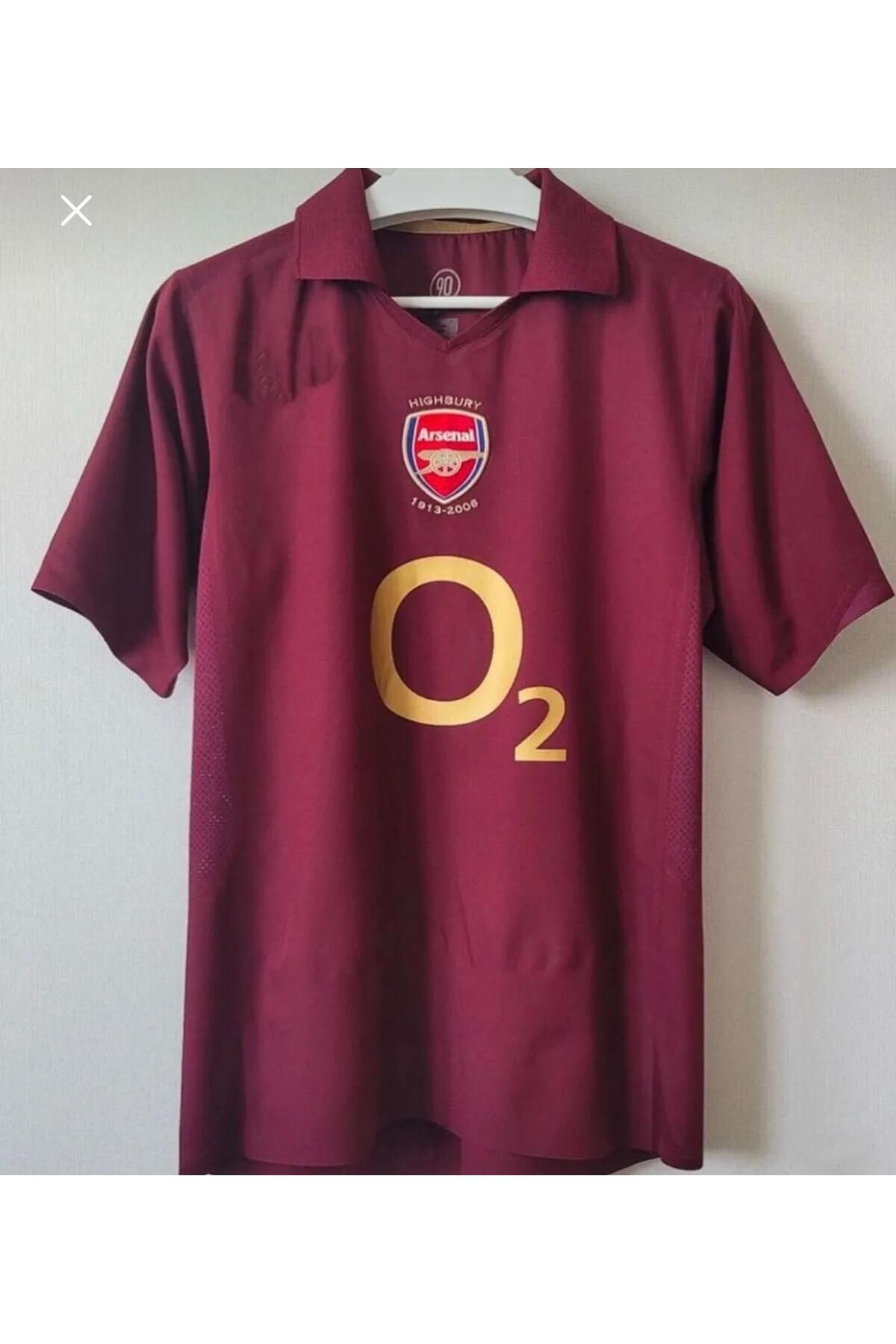 BARBITOS Arsenal 2005/06 Sezonu Thierry Henry Yetişkin Özel Nostalji Deplasman Fıtbol Forması HD1199