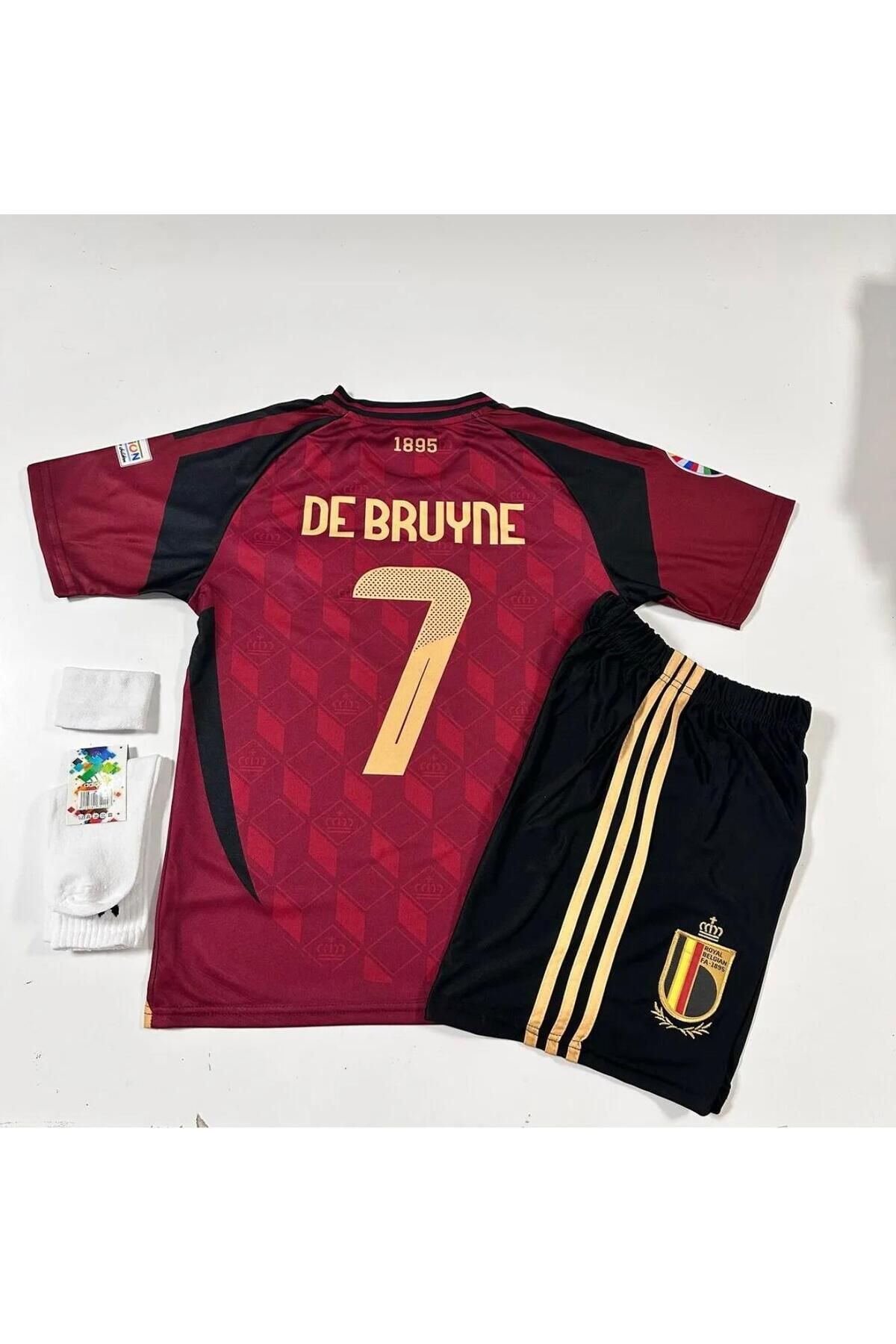 BARBITOS Belçika 2024/25 Yeni Sezon Kevın De Bruyne Çocuk Forması Hedyeli 4'lü Set