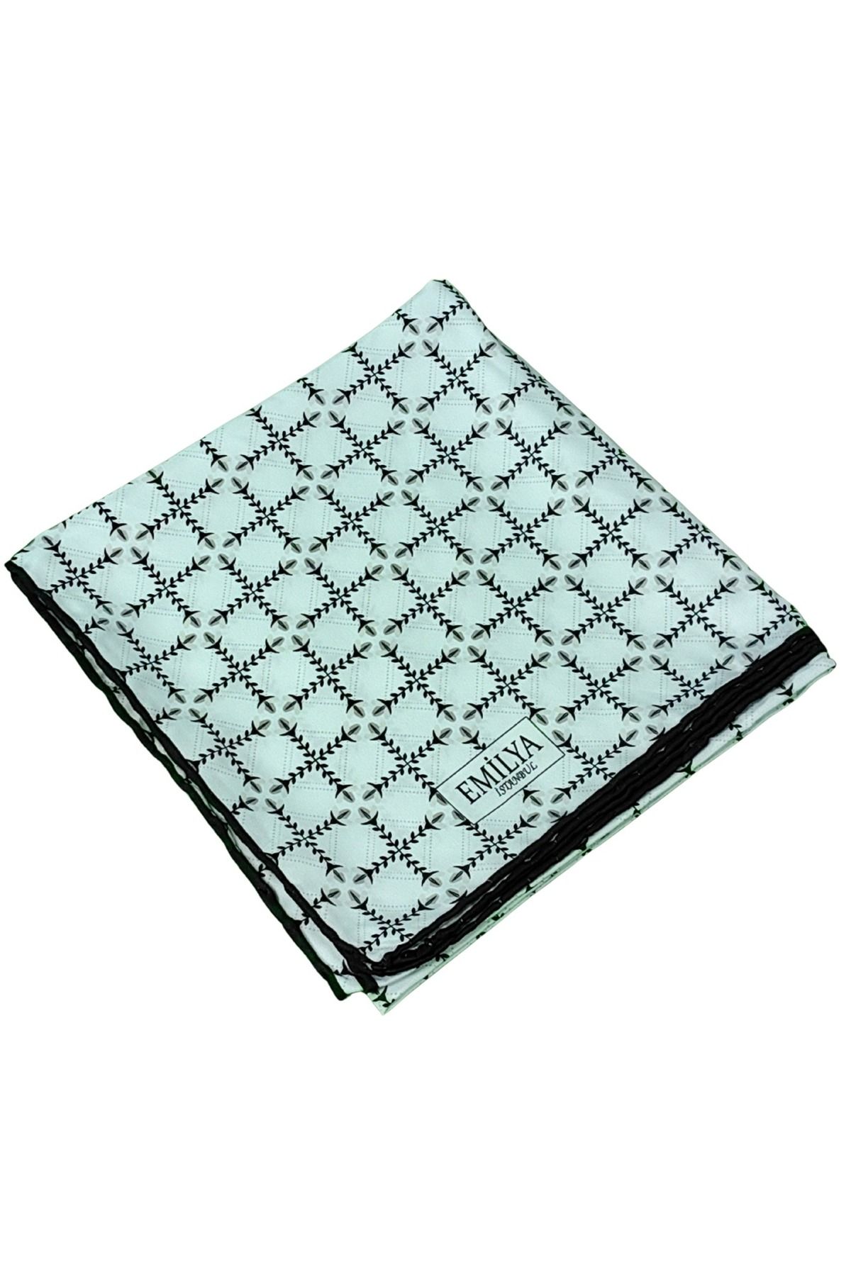 mim eşarp Emilya Rayon Desenli Eşarp 90x90 cm