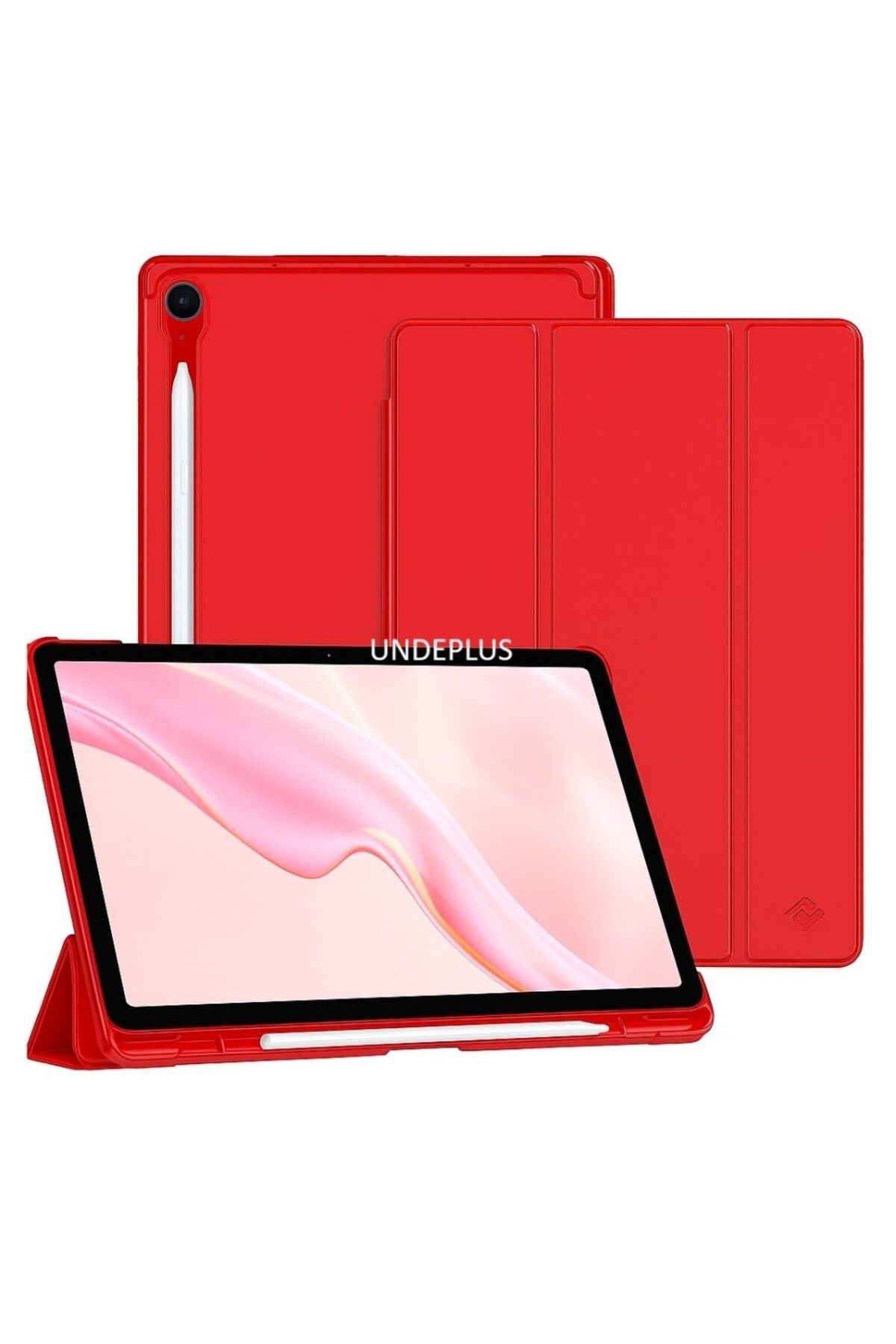 UnDePlus Samsung Galaxy S10 FE+ Plus 13.1inç Kılıf Flip Cover Kalem Bölmeli PC Case