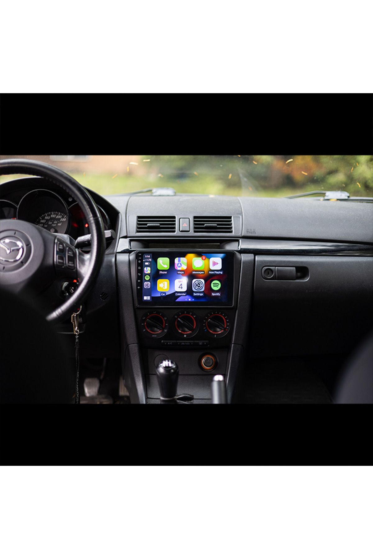 MaxTech-Navigation Mazda 3 2006-2012 dedicated, 8 GB Ram 128 GB Rom OctaCore, Carplay & Android auto, 9" 2