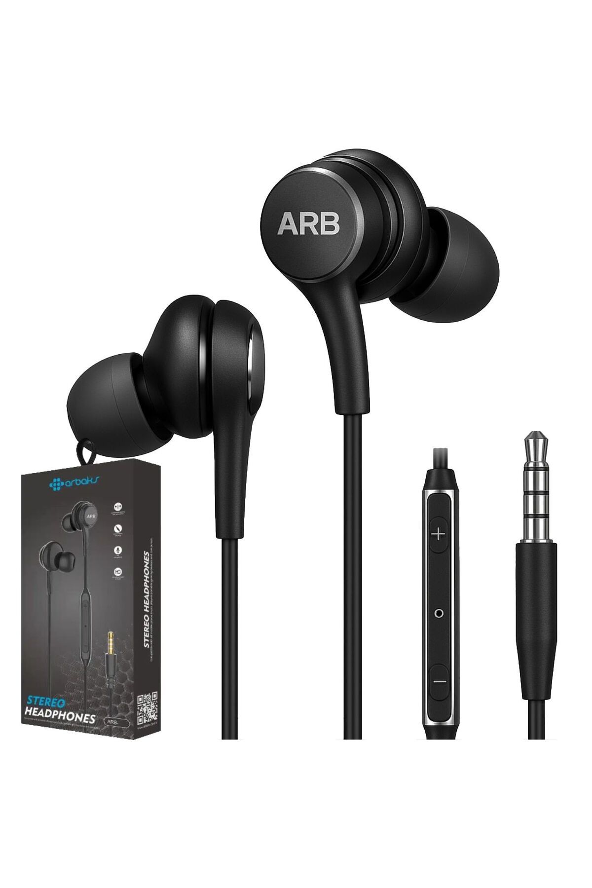 TEKNOTOK (Metal) AKG 3.5mm Mikrofonlu Kulaklık Arbaks ARB-706