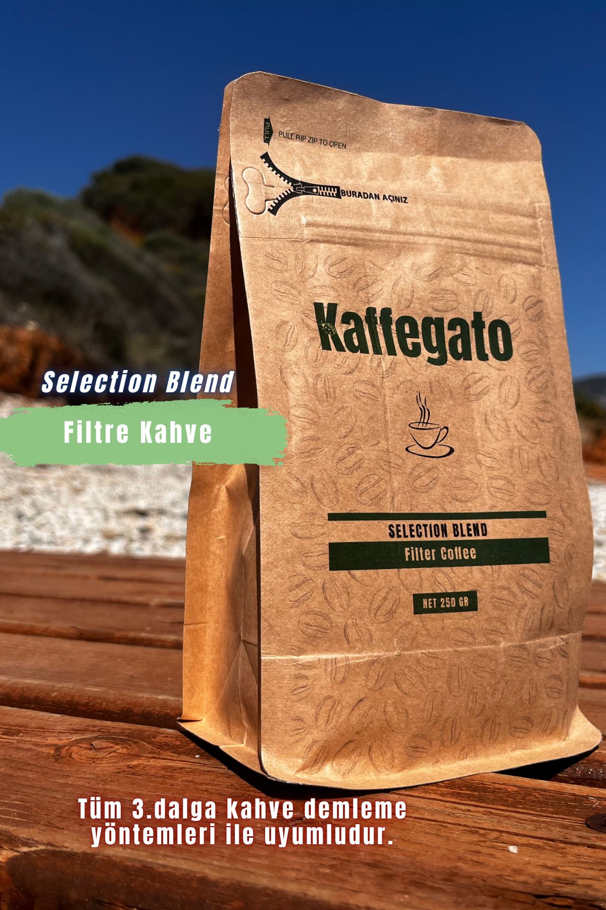 Kaffegato Filtre kahve 250g Selection Blend