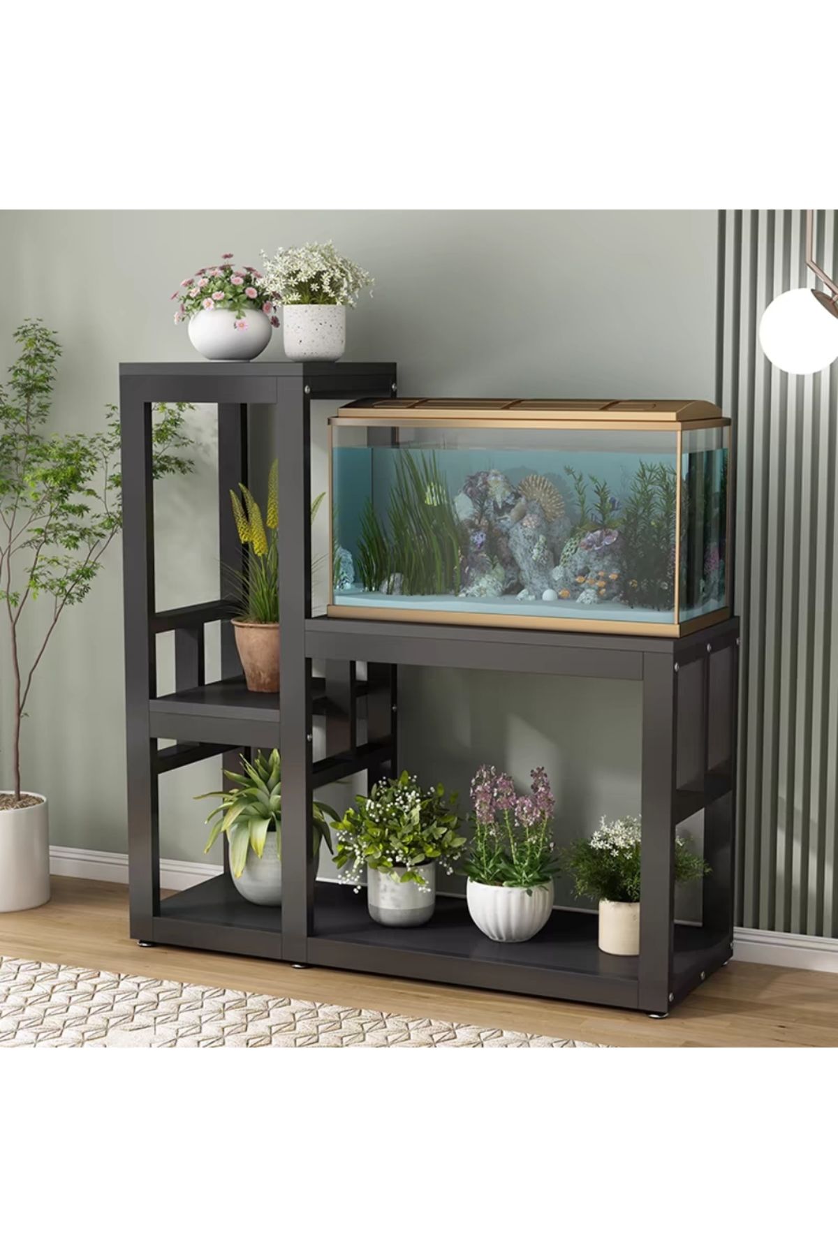 anka design LOKİ RAFLI AKVARYUM SEHPASI