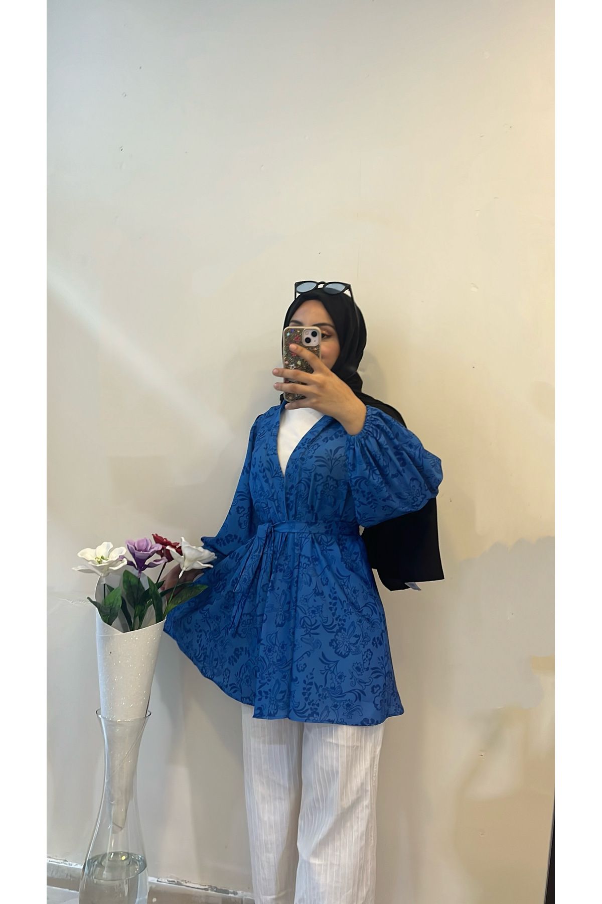 DİLEKBUTİK-Summer Patterned Kimono 2