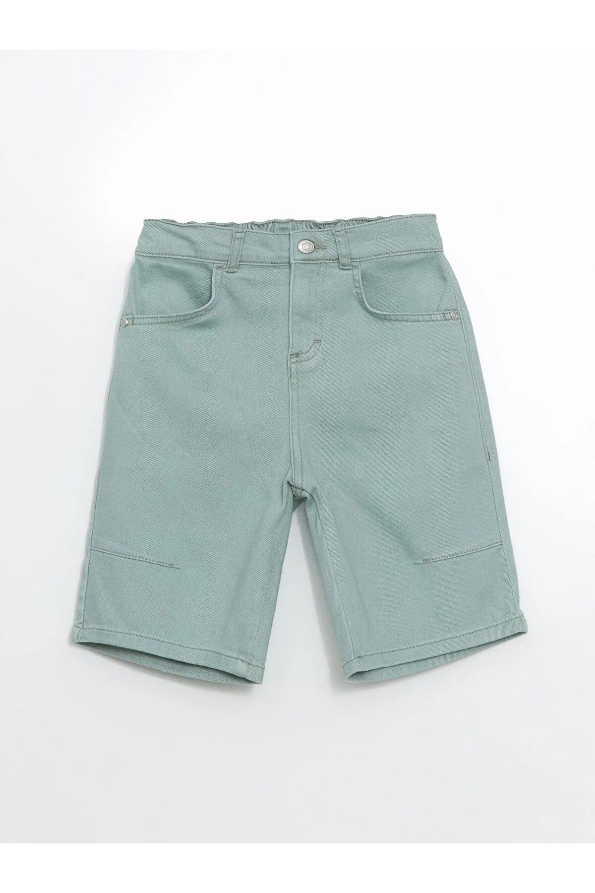LC Waikiki-Boys' Jean Shorts with Adjustable Elastic Waist 2