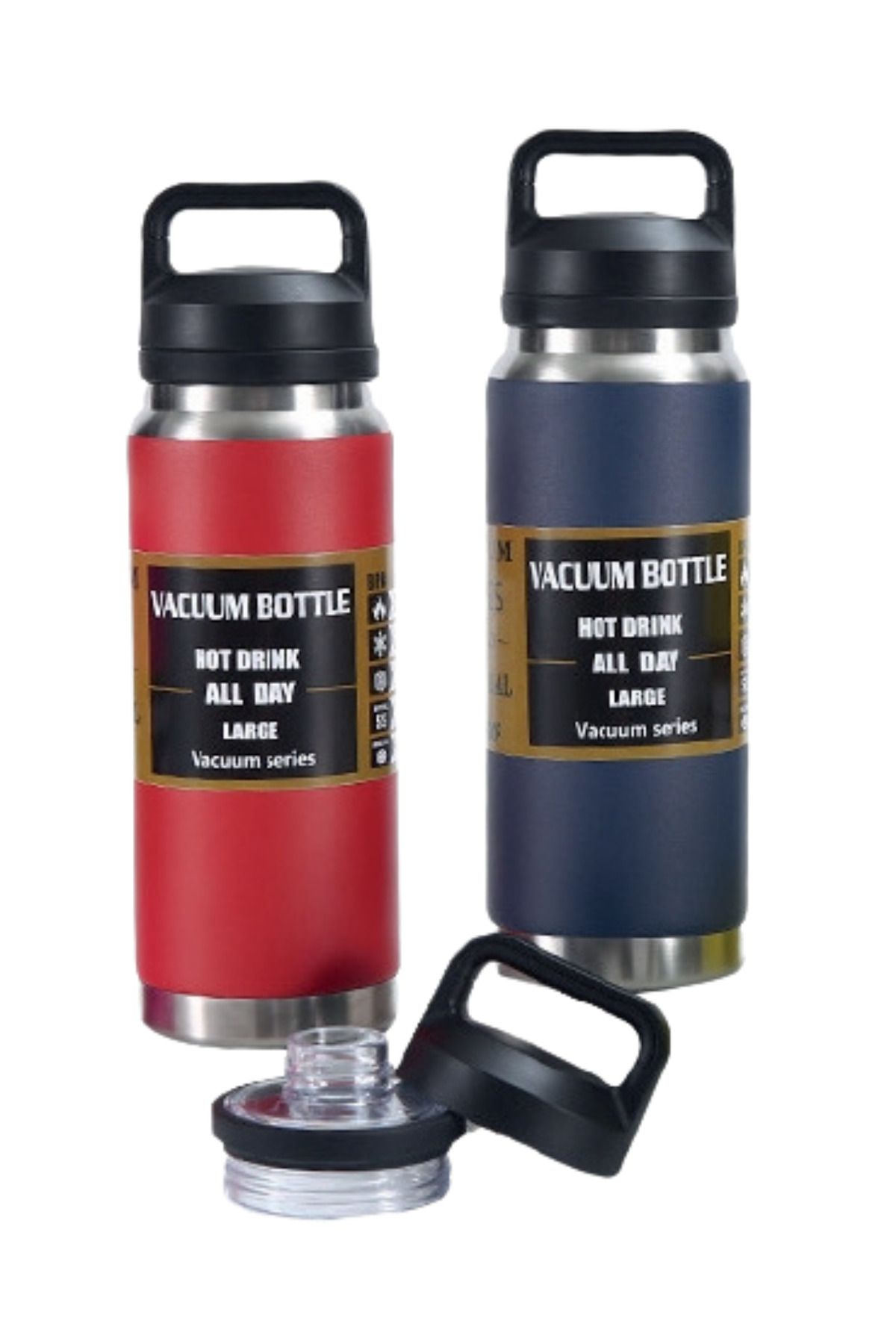 happysezon 1100 ML Vakumlu Çelik Lacivert Termos