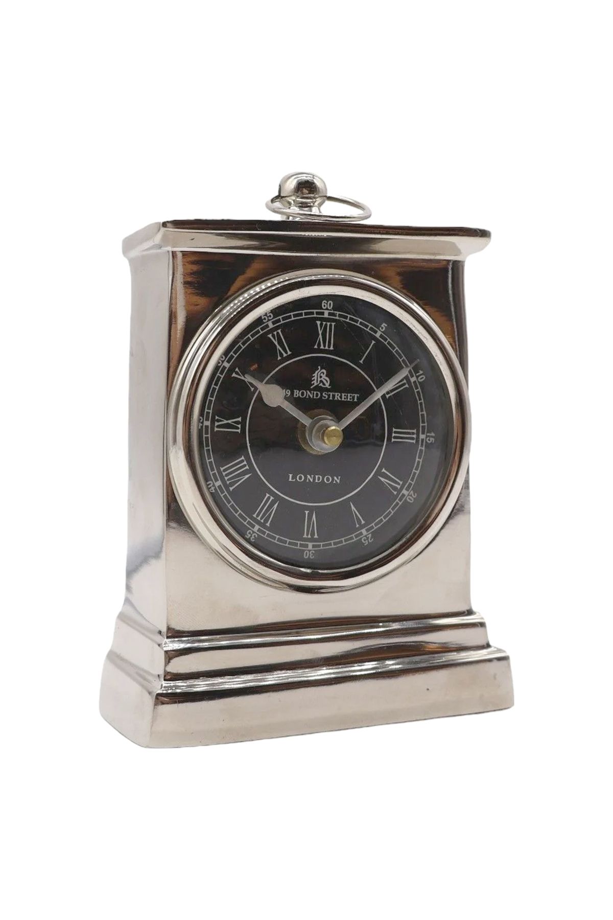 Saatistan Şık metal masa saati 11x4x15 cm, zarif ve kullanışlı tasarım