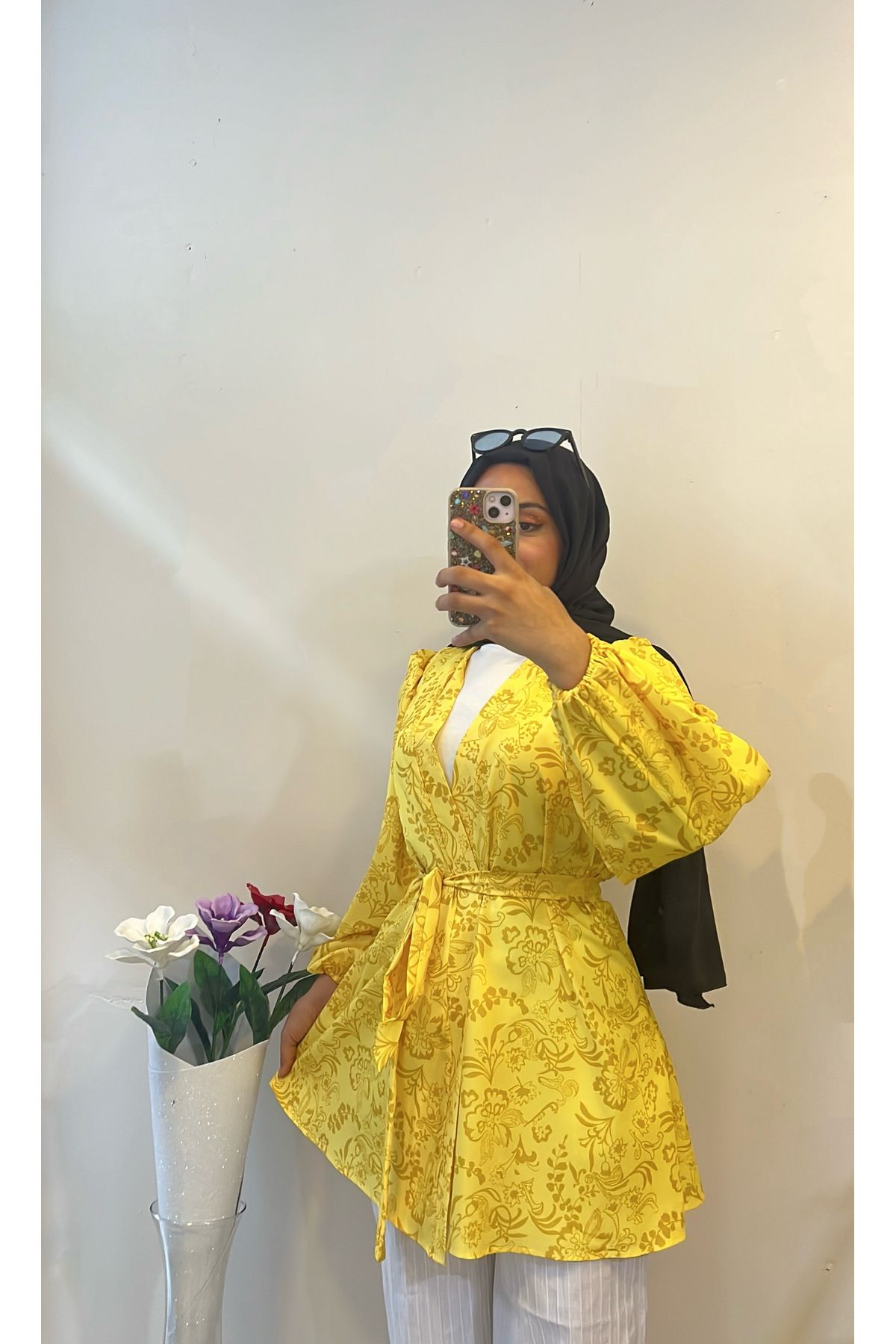 DİLEKBUTİK-Summer Patterned Kimono 4