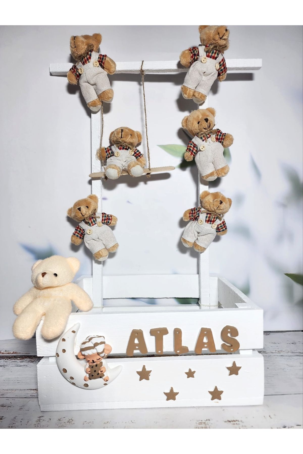 glow moon 40 Uçurma Sepeti / Kırk Uçurma Sepeti / Babyshower / Bebek Hediye Sepeti /teyze Sepeti/hala Sepeti