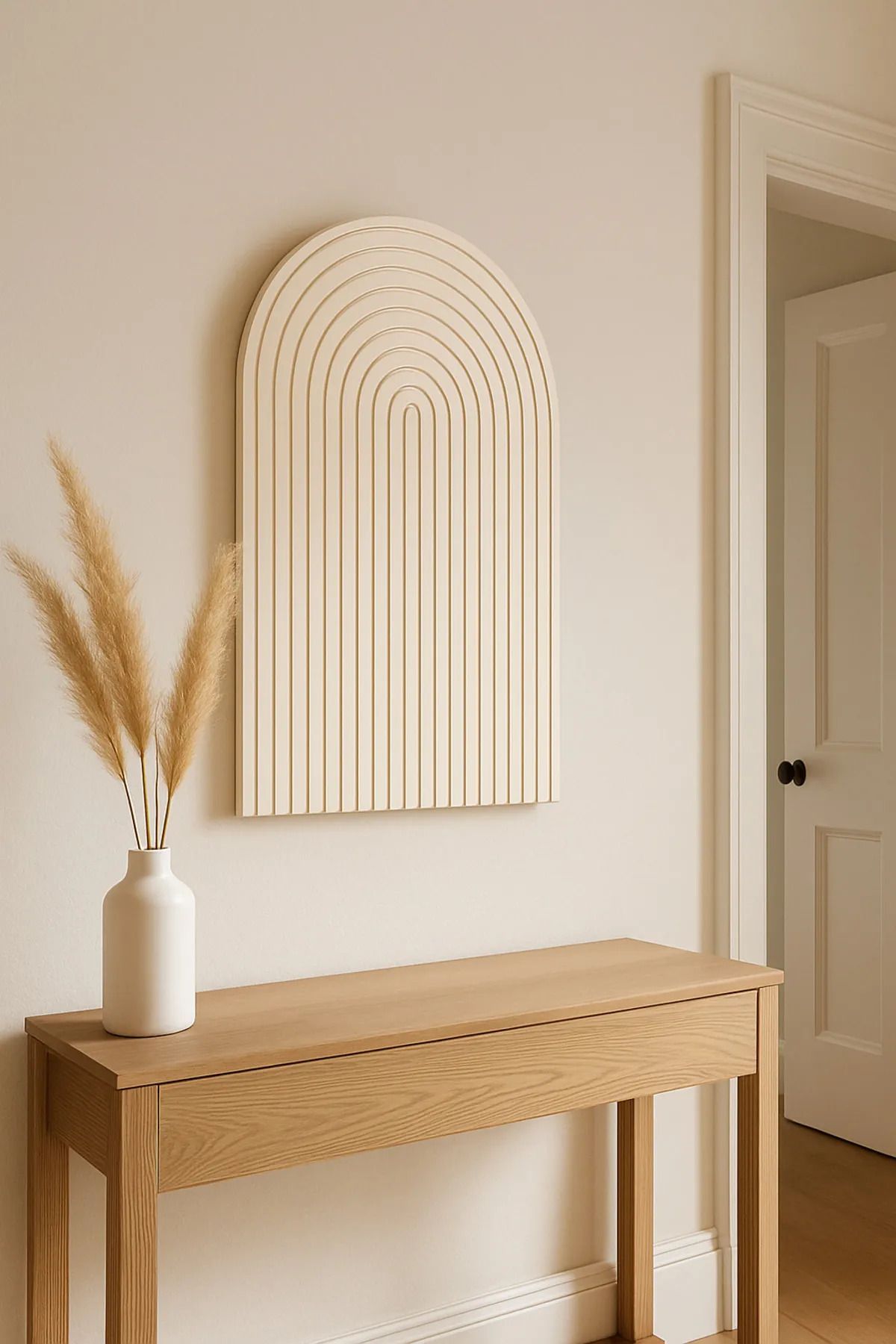 ATELIER Şık Tasarımlı Mdf Duvar Dekoru Duvar Rafı