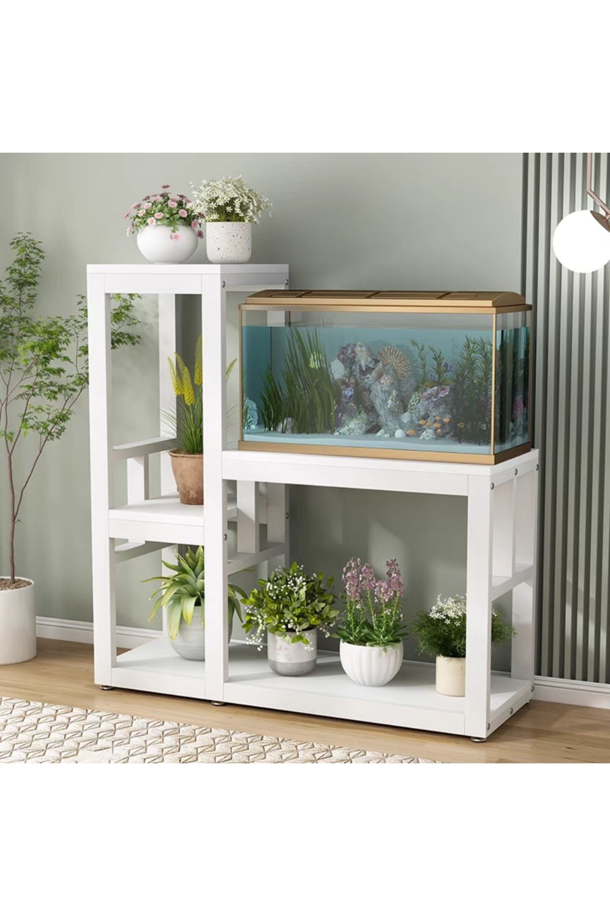 anka design LOKİ RAFLI AKVARYUM SEHPASI