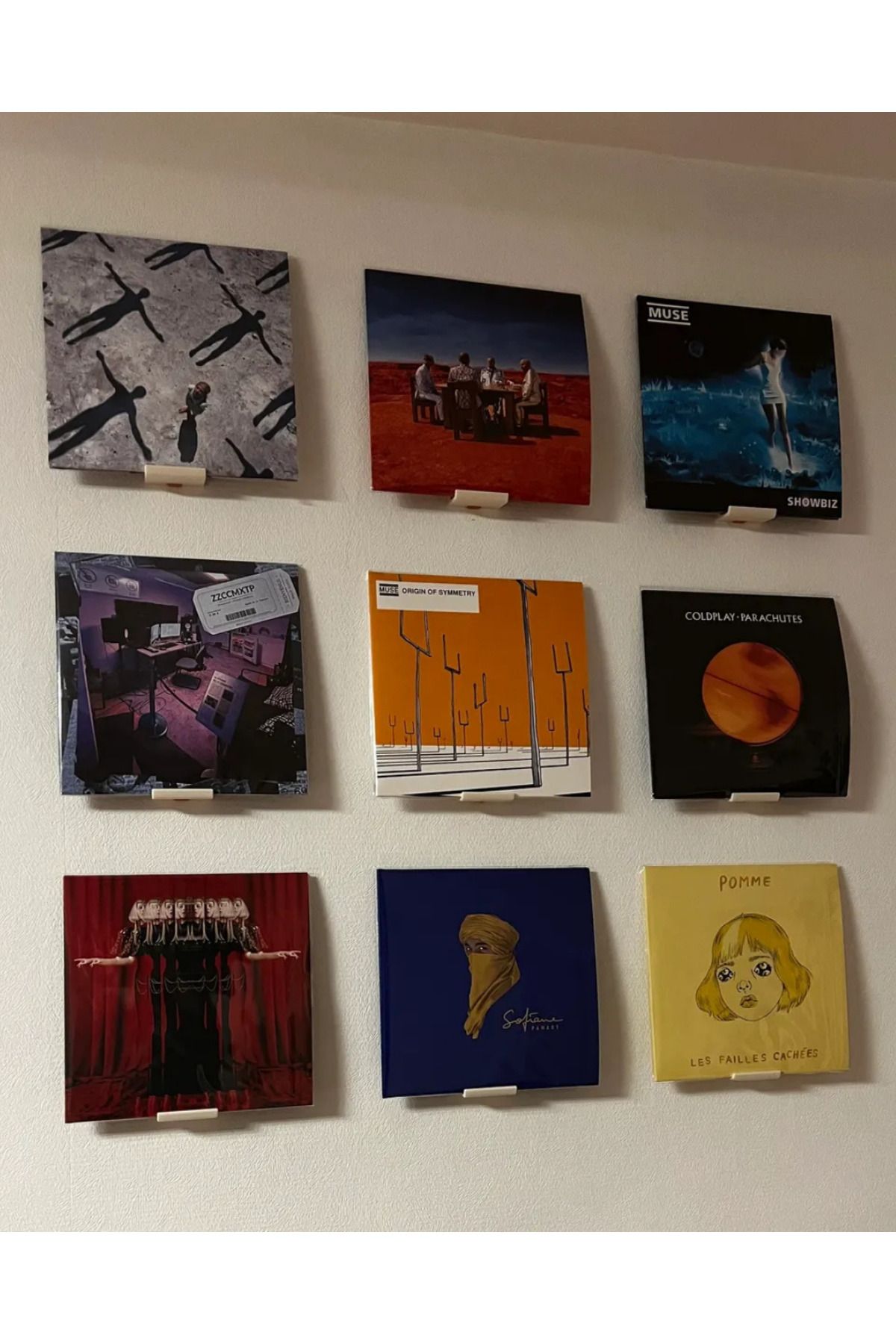 Zecir Plak Duvar Rafı – Vinil LP Montaj, Modern Tasarım Müzik Duvar Dekoru