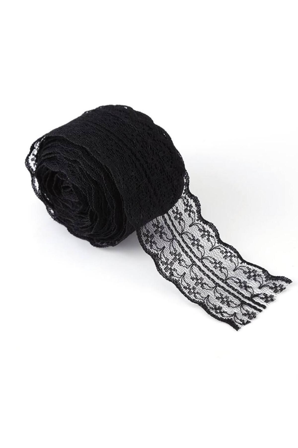 DUCK HOBY 20 Metre Çift Katlı Güpür Dantel Kurdele ( En : 4,5 Cm)