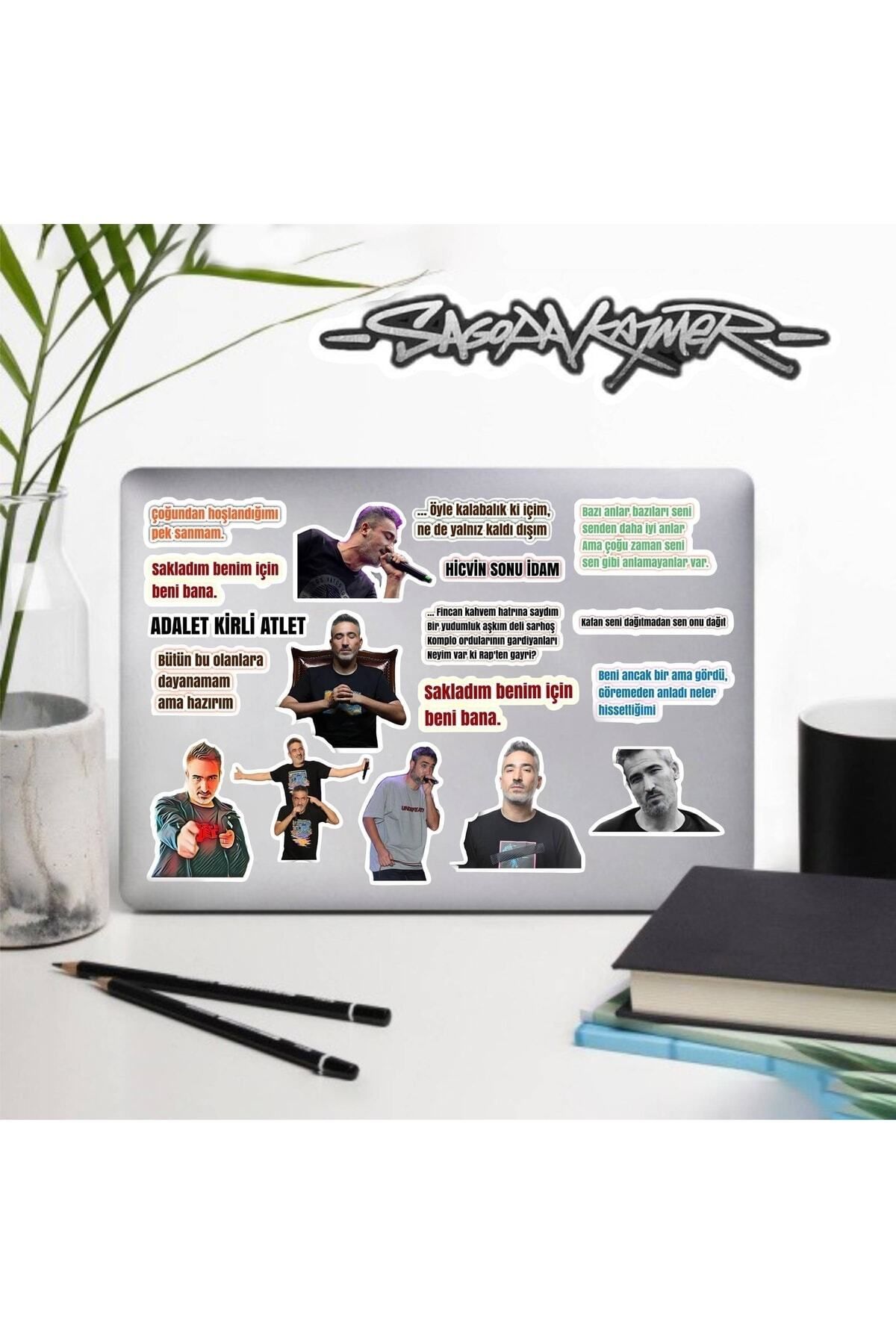 MS Major Selection Sagopa Kajmer Laptop Notebook Telefon Kılıfı Sticker Paketi