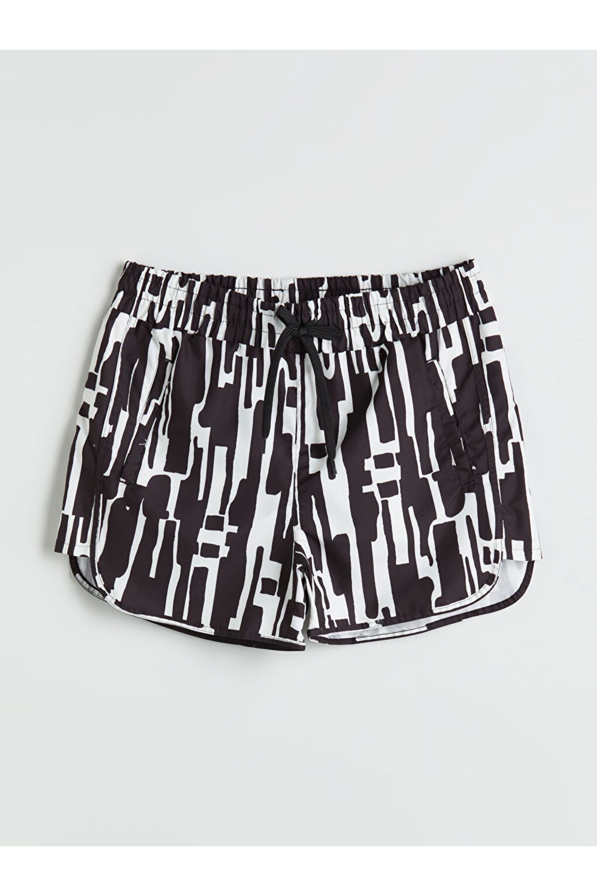 LC Waikiki-Lcw Patterned Women's Swim Shorts with Elastic Waist 5