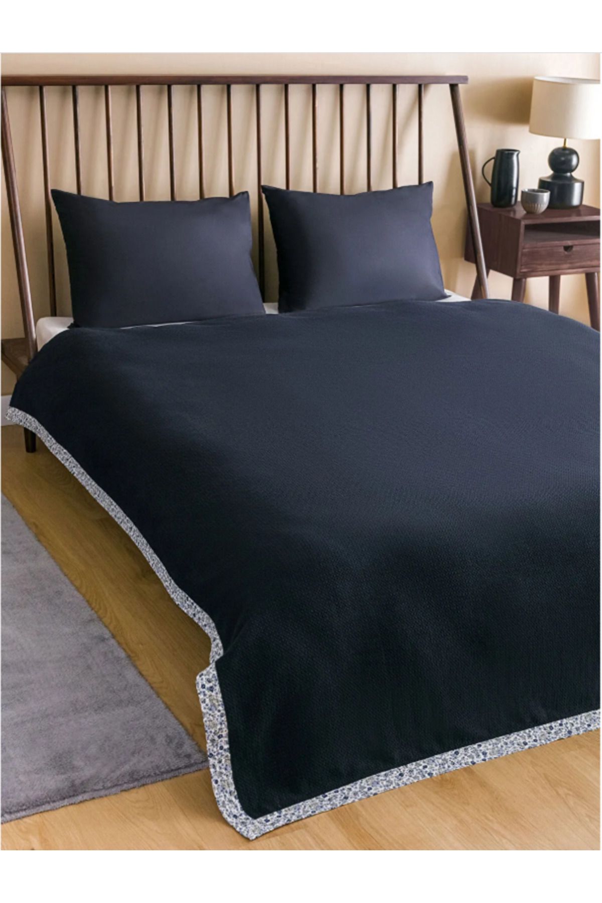 LC Waikiki LCW HOME Karişik Kendinden Desenli Çift Kişilik Pike Seti
