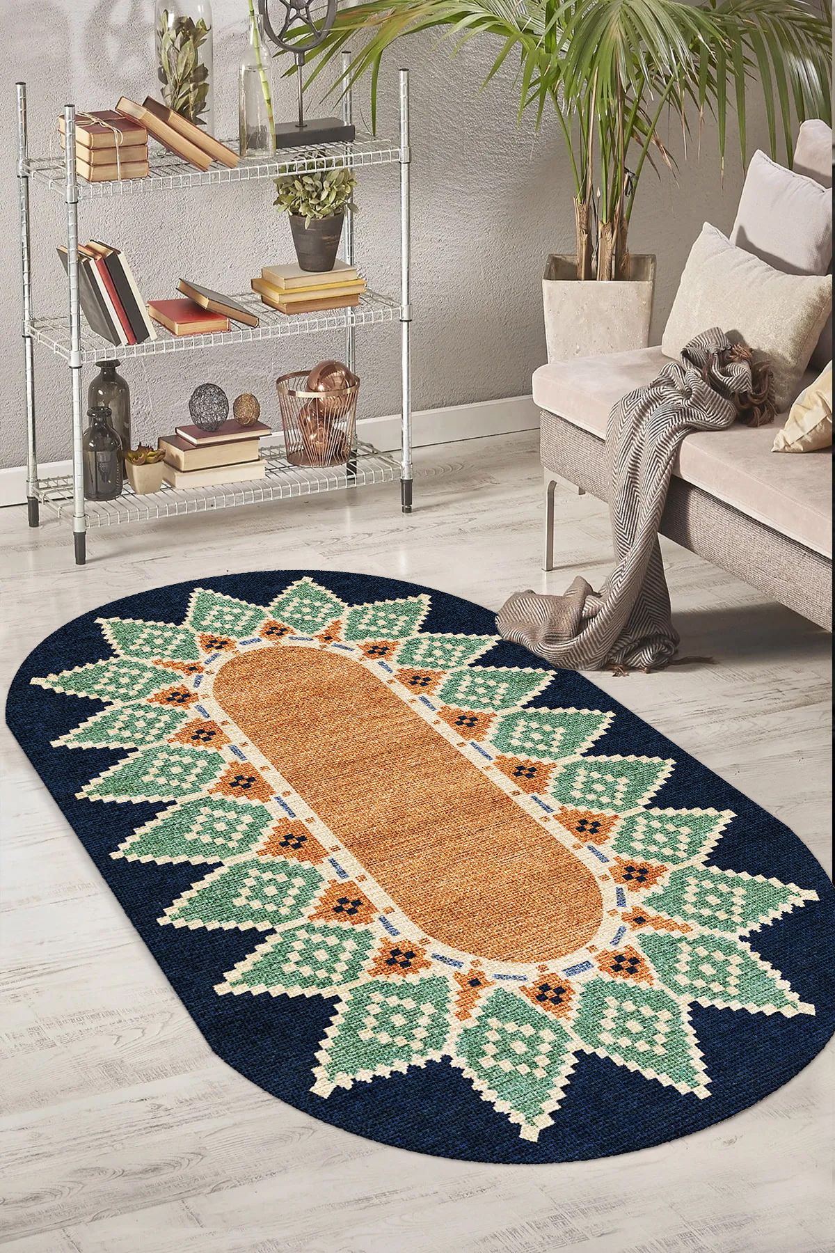 LTS HOME Dijital BASKILI Renkli Kaymaz Taban Yıkanabilir Modern Mutfak Halısı Salon Halısı Yolluk