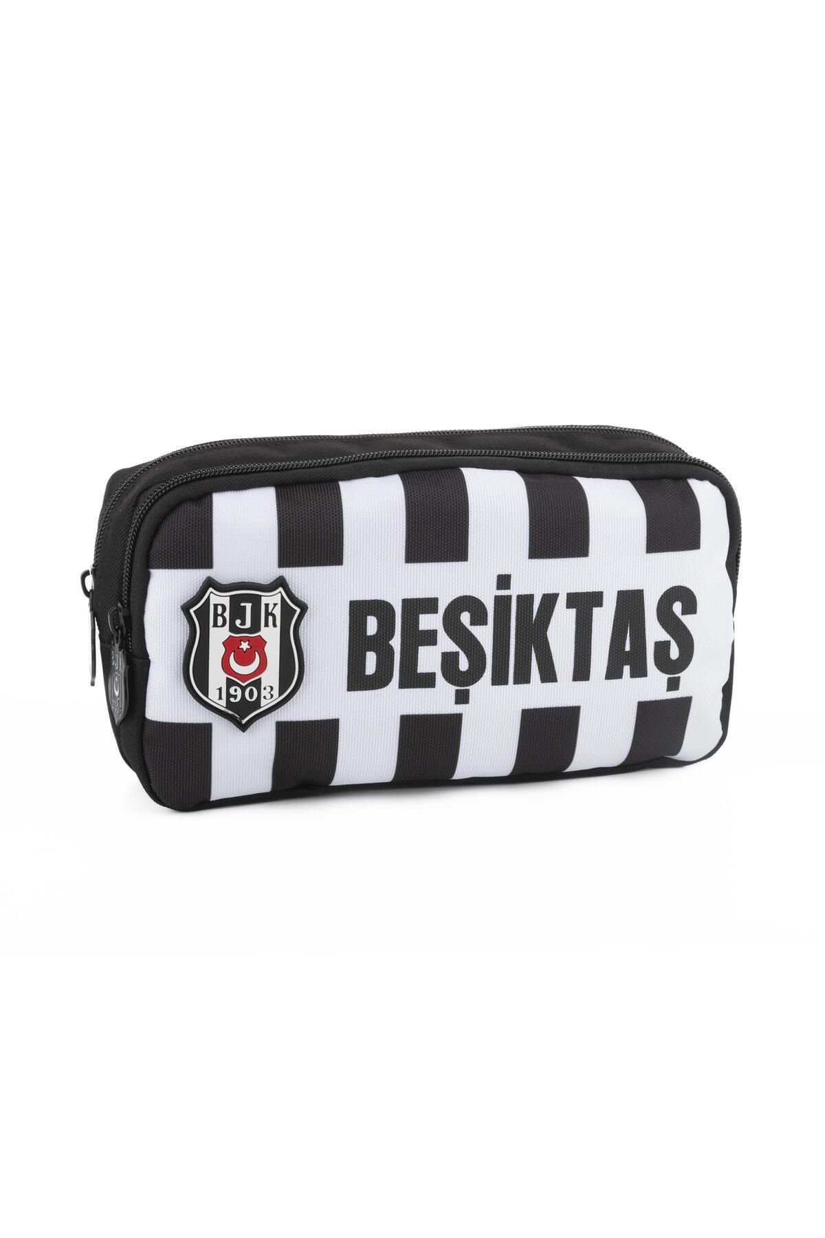 Beşiktaş Beşiktaş Kalem Çantası Beşiktaş Çubuklu 2 Bölmeli Kalemlik