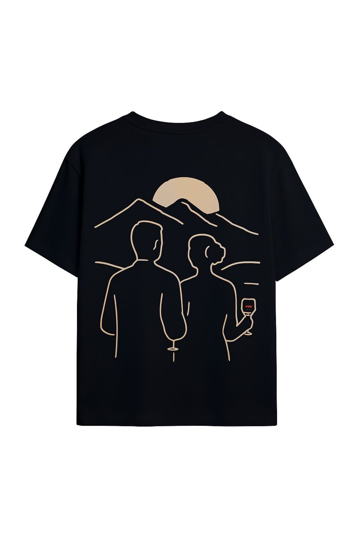 MAGORS GraffTee Unisex %100 Organik Pamuk Relaxed Fit Yuvarlak Yakalı Baskılı T-shirt