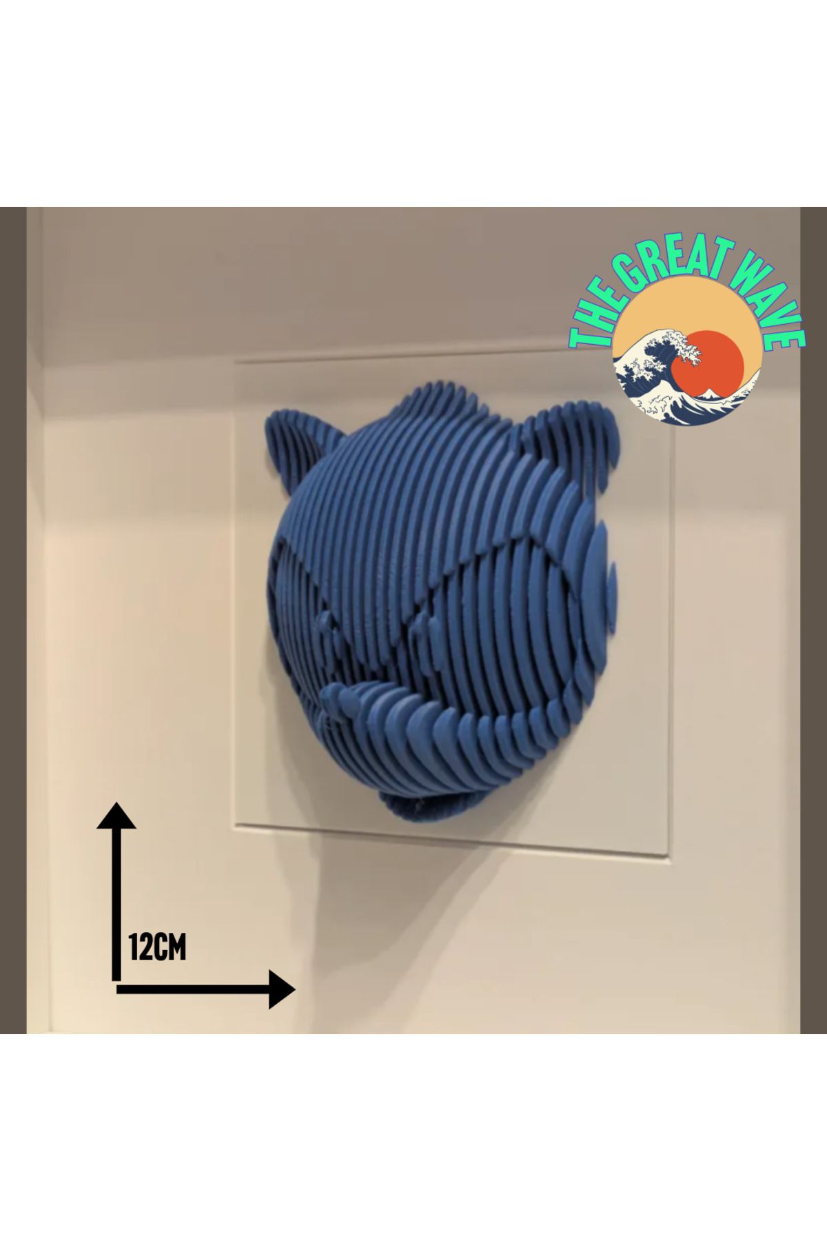 The Great Wave Sonic 3D Tablo Figür 12x12cm