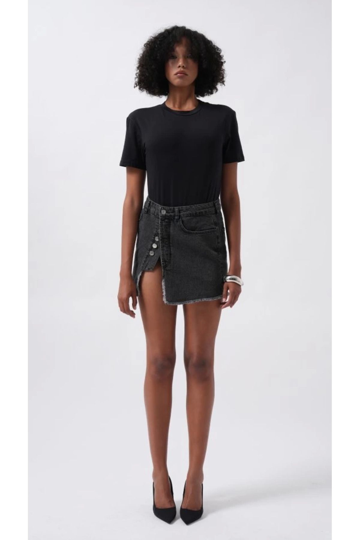 Omarı T-Shirt Detay Bodysuit
