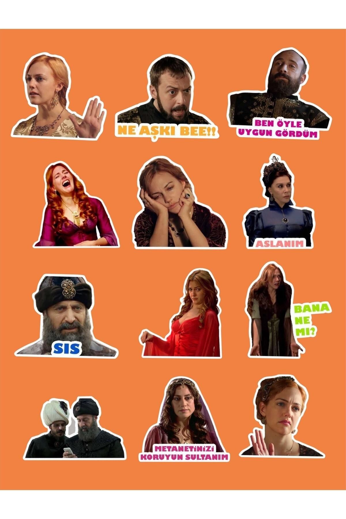 MS Major Selection Muhteşem Yüzyıl 24'lü Laptop Notebook Tablet Sticker Seti