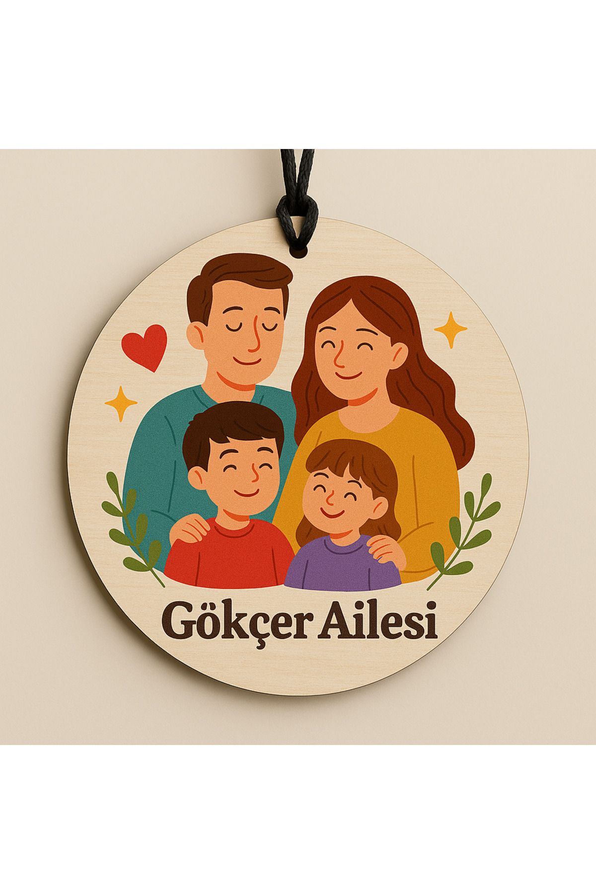 İmpivo Aile Temalı Dikiz Ayna Süsü