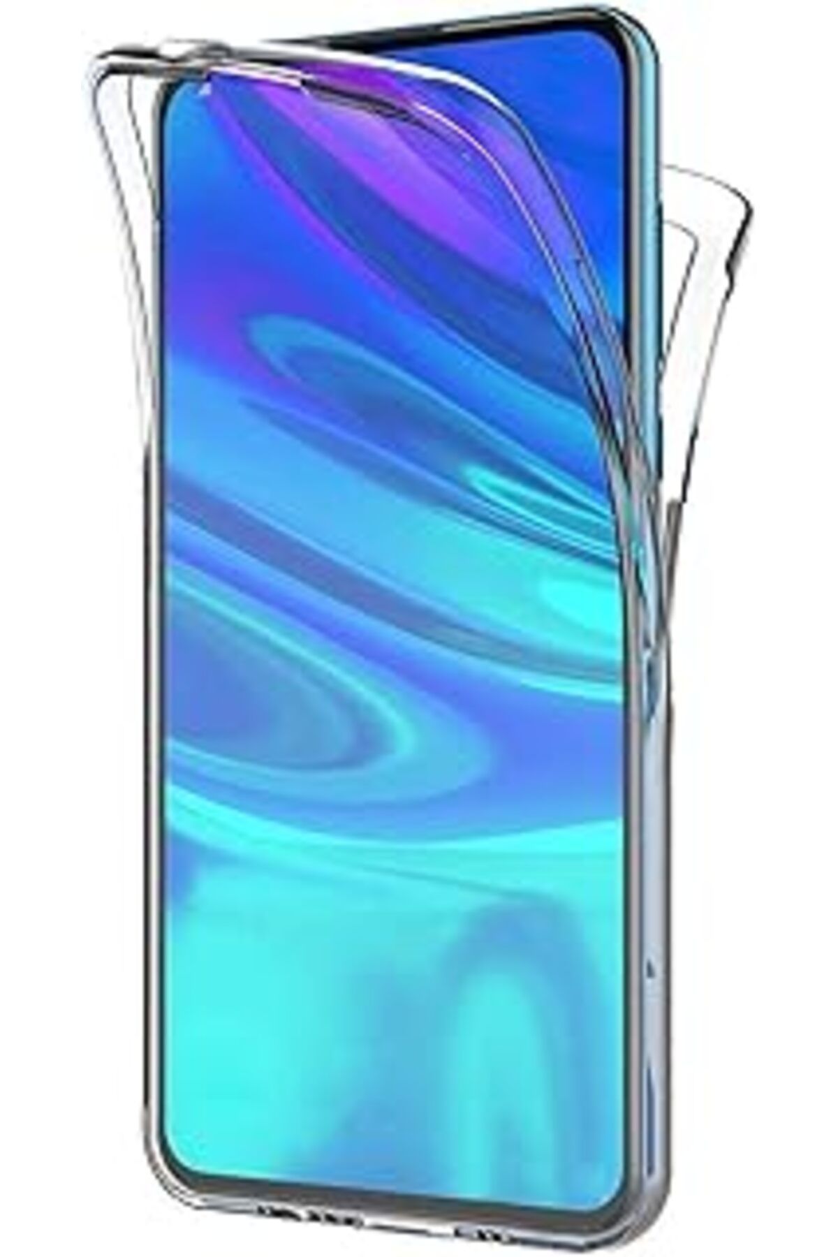 Pazarcan Microsonic Huawei P Smart Z Için Kılıf 6 Tarafı Tam Full Koruma 360 Clear Soft Şeffaf [P Smart Z Il